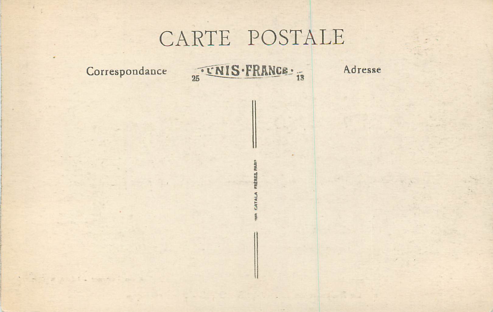CPA La Roseraie de l'Hay les Roses Banc Rustique — Verso