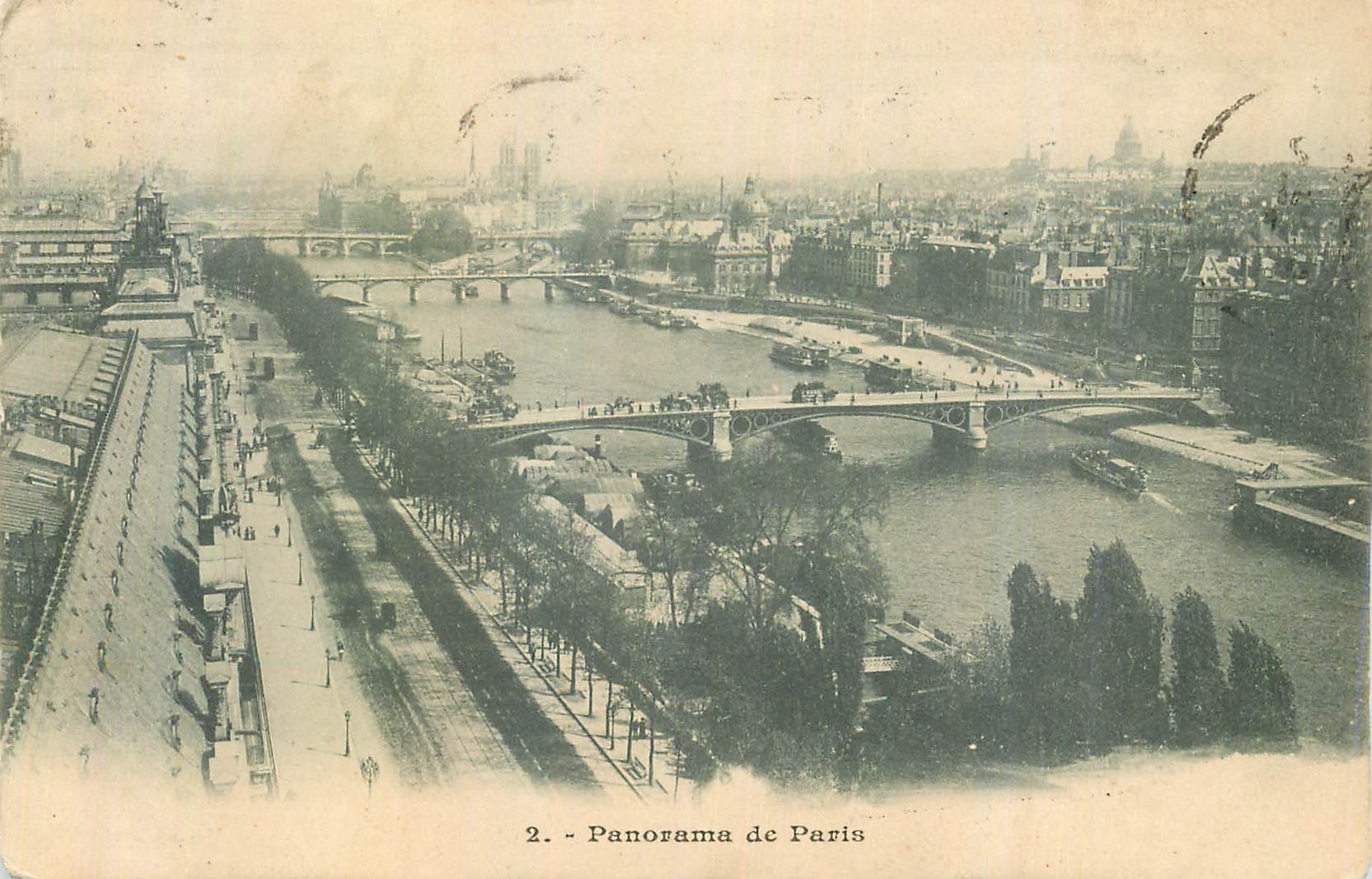 CPA Panorama de Paris