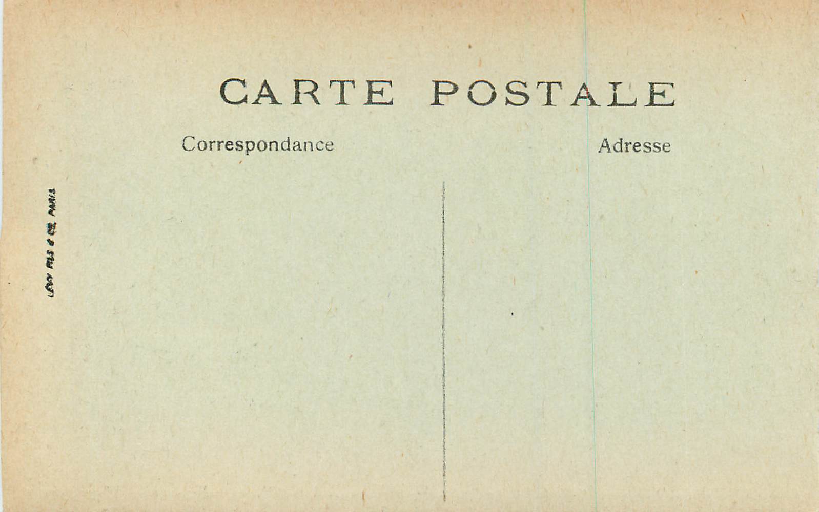 CPA Saint Nazaire la Pointe Villez Martin le Phare — Rückseite