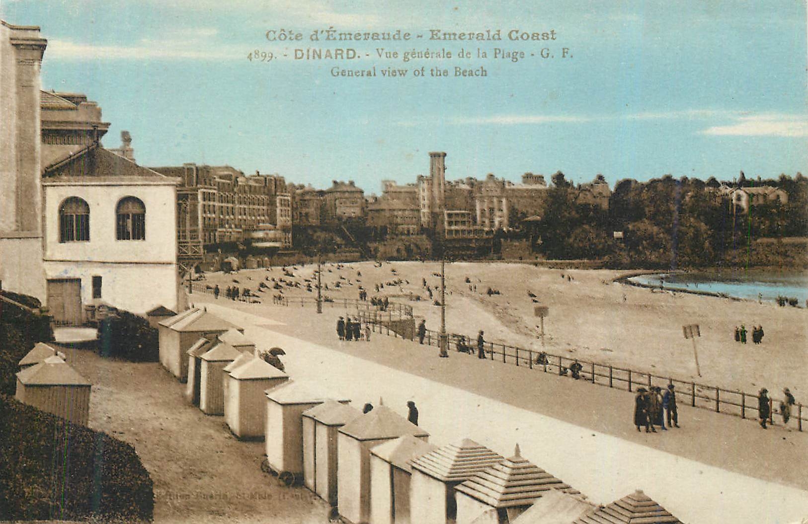Côte d'Émeraude - Emerald Coast - DINAARD - Vue générale de la Plage - G. F.