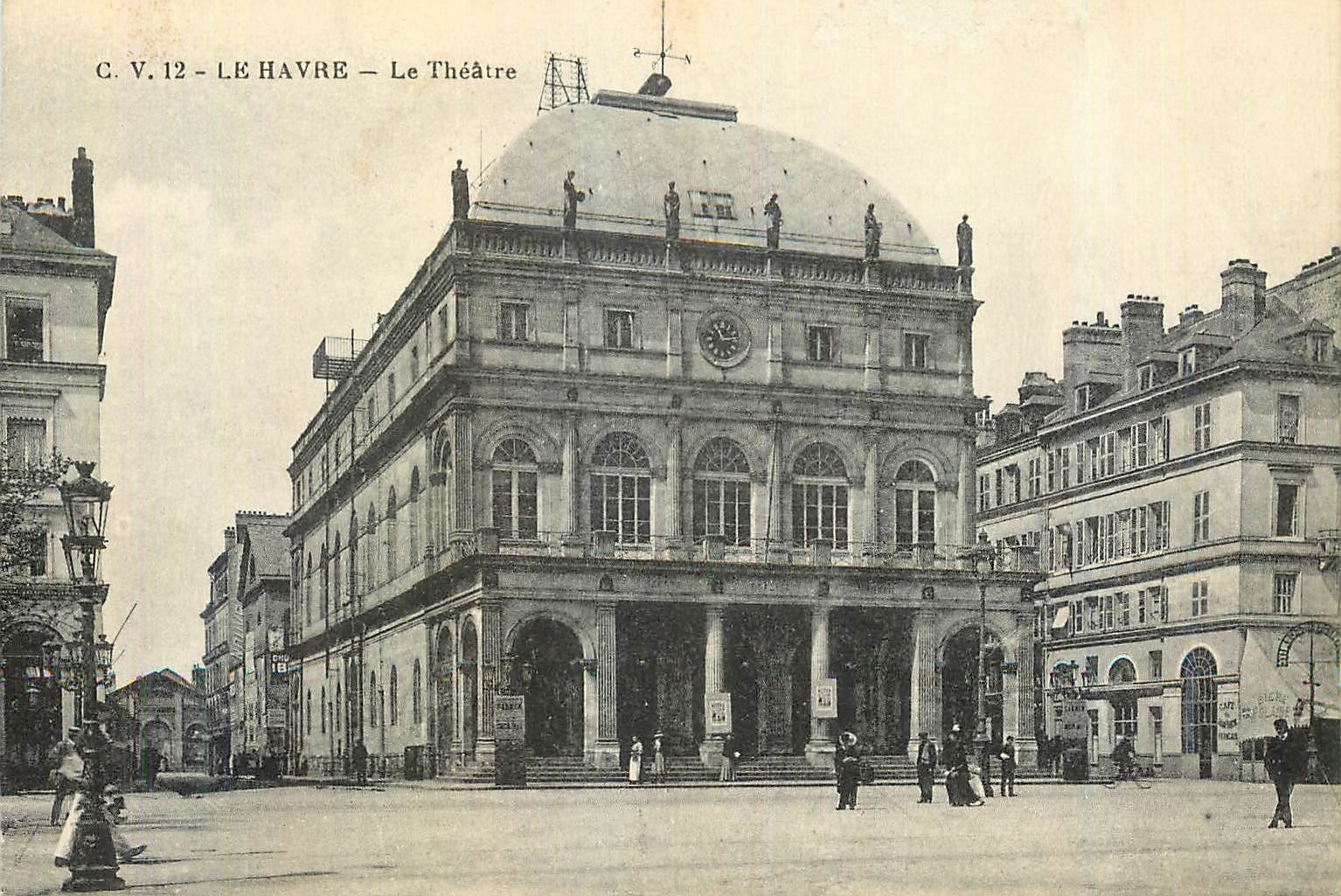 CPA le Havre le Theatre
