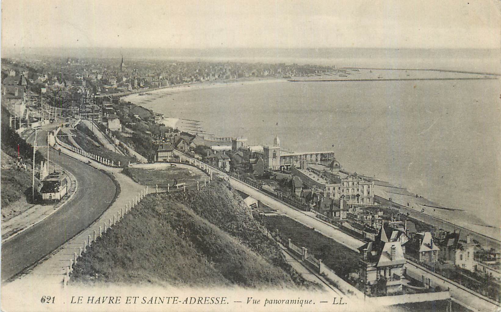 CPA le Havre et Sainte Adresse Vue Panoramique