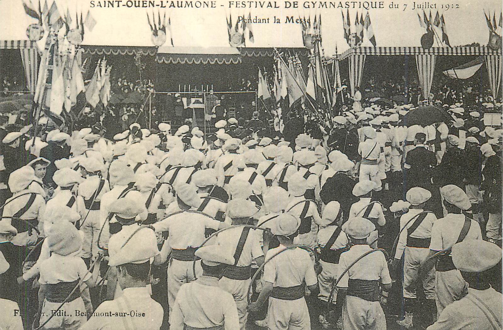 REPRO Saint Ouen L'Aumone Festival de Gymnastique du 7 Juillet 1912