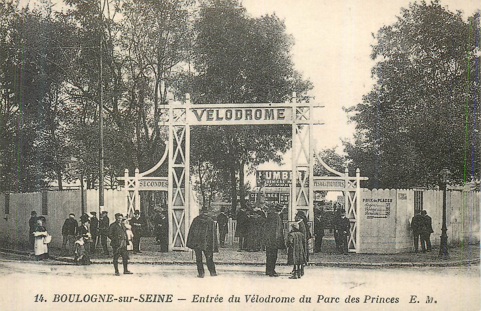 REPRO Boulogne sur Seine Entree du Velodrome du Parc des Princes