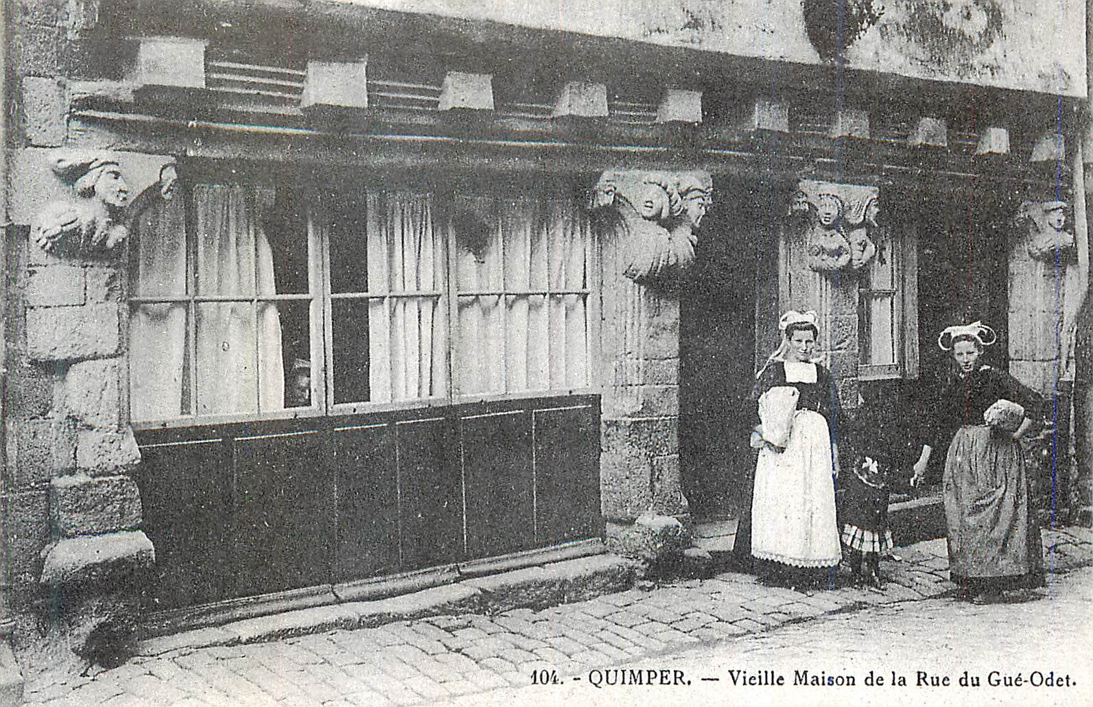 REPRO Quimper Vieille Maison de la Rue du Gue Odet