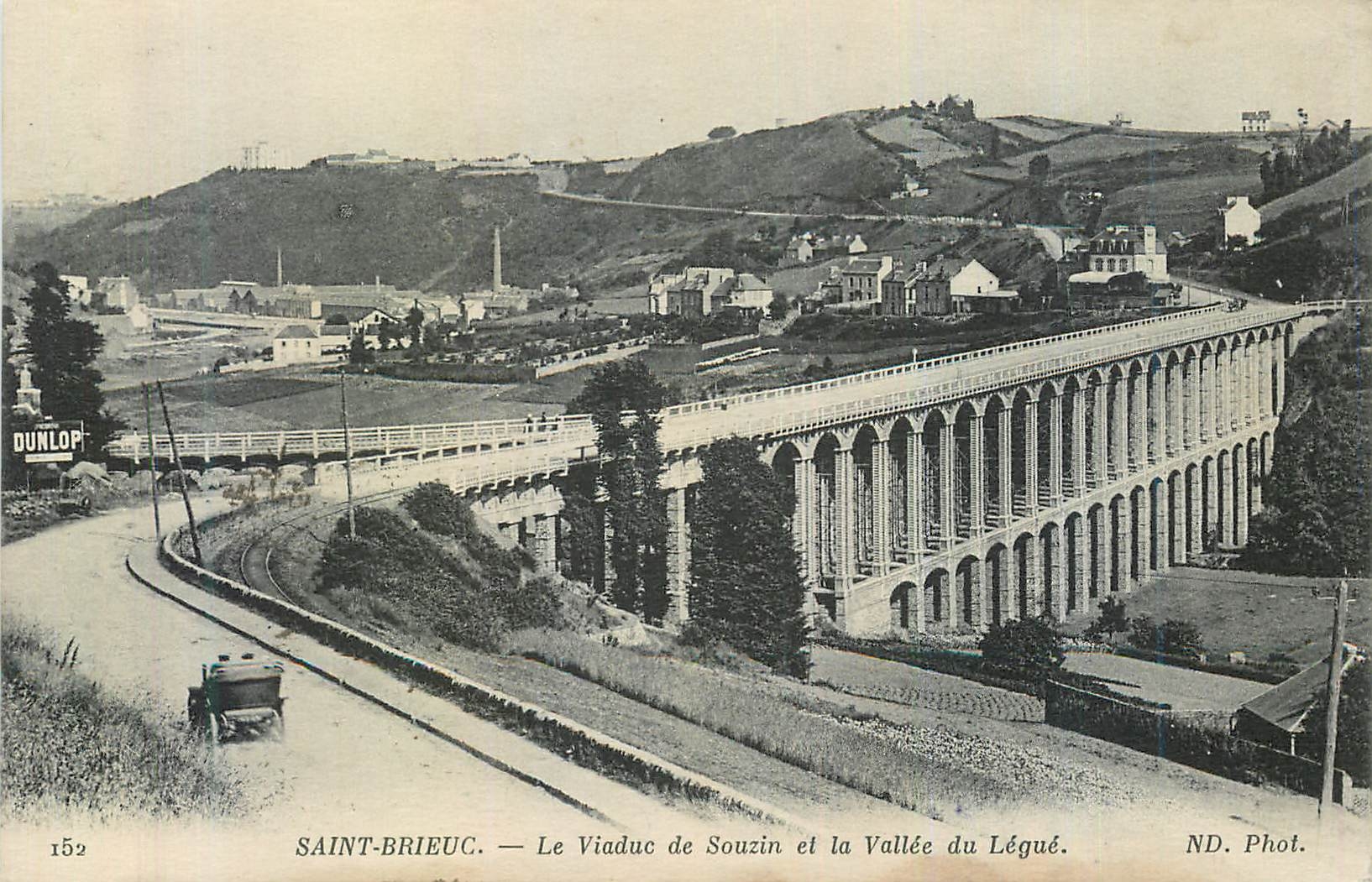 Saint-Brieuc — Le Viaduc de Souzin et la Vallée du Légué — Dunlop, n°152