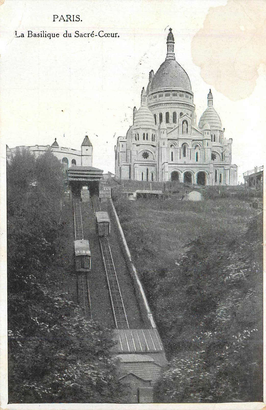 CPA Paris la Basilique du Sacre Coeur