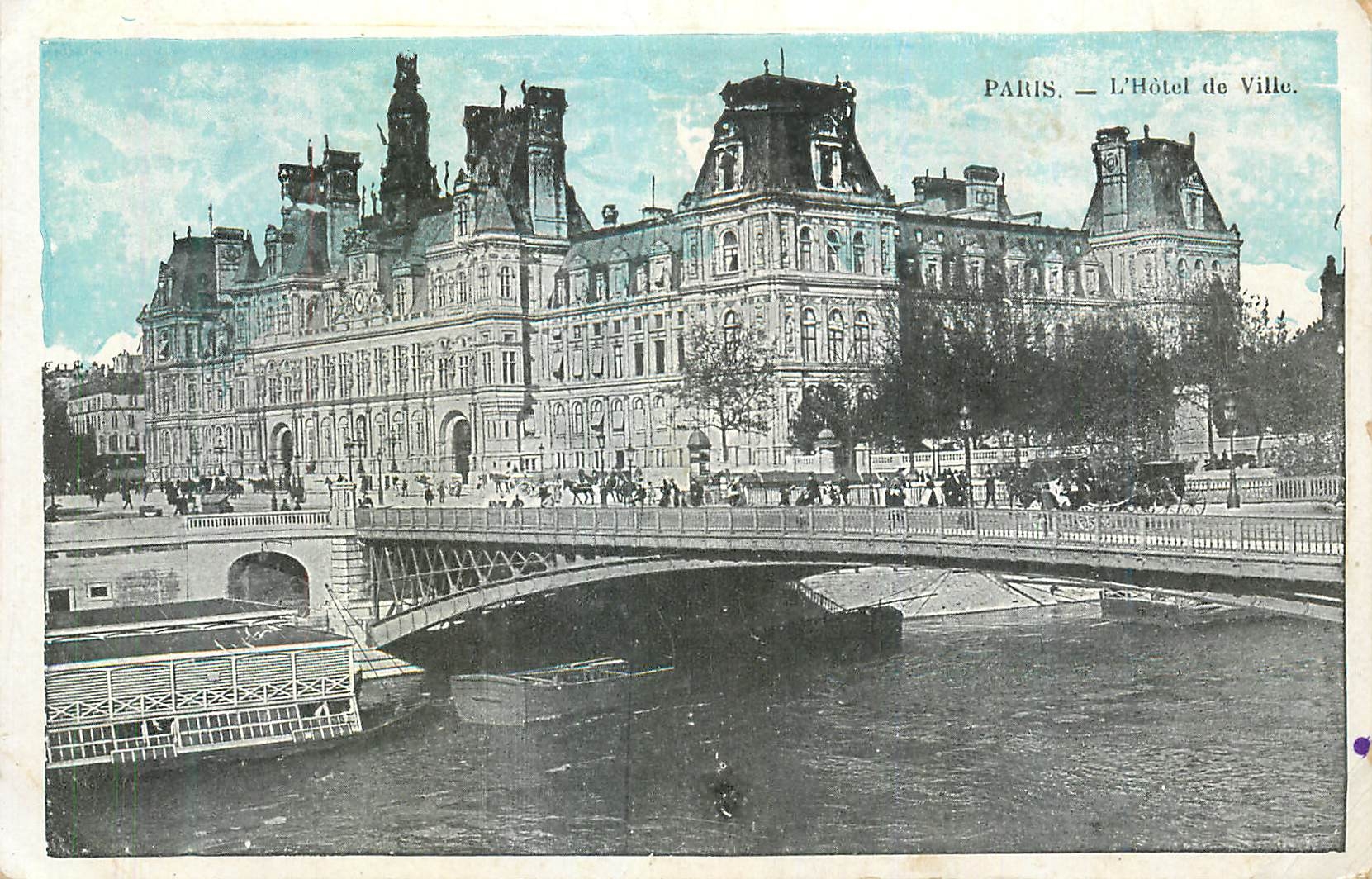 CPA Paris l'Hotel de Ville