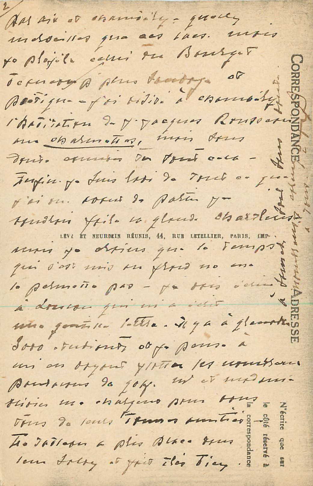 CPA le Dauphine Grenoble le Palais de Justice La bibliotheque et la cour d'appel — Verso