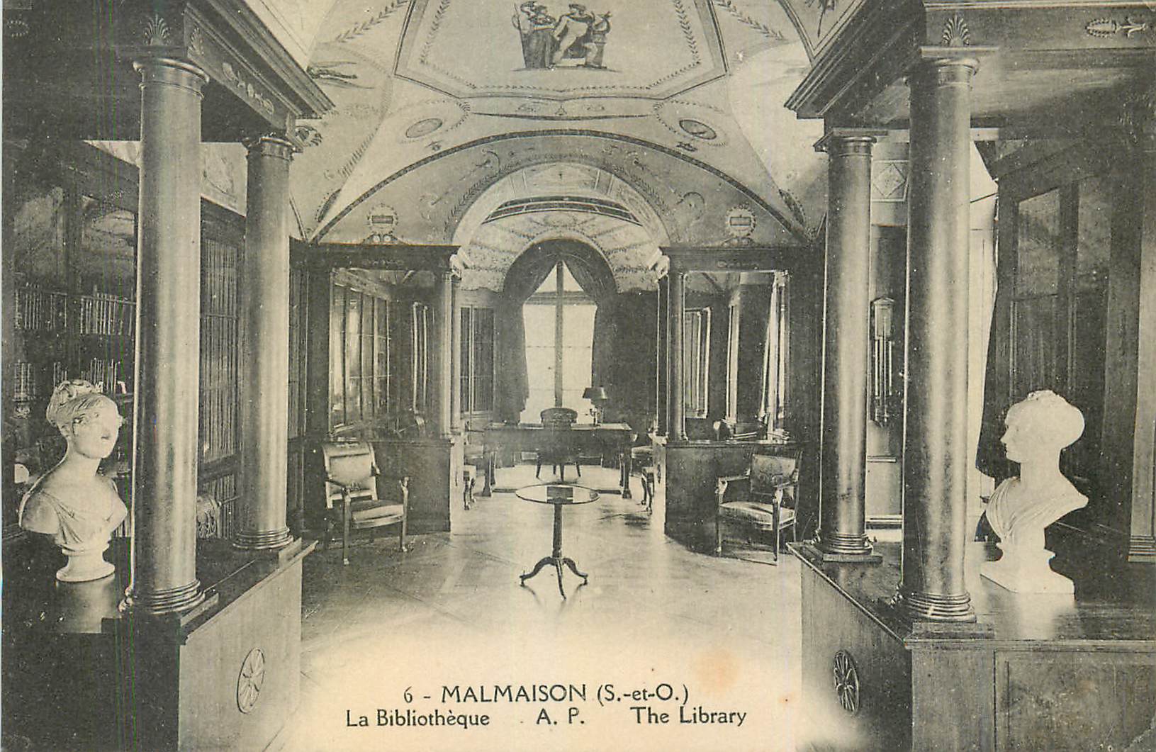 CPA Malmaison (S et O) la Bibliotheque