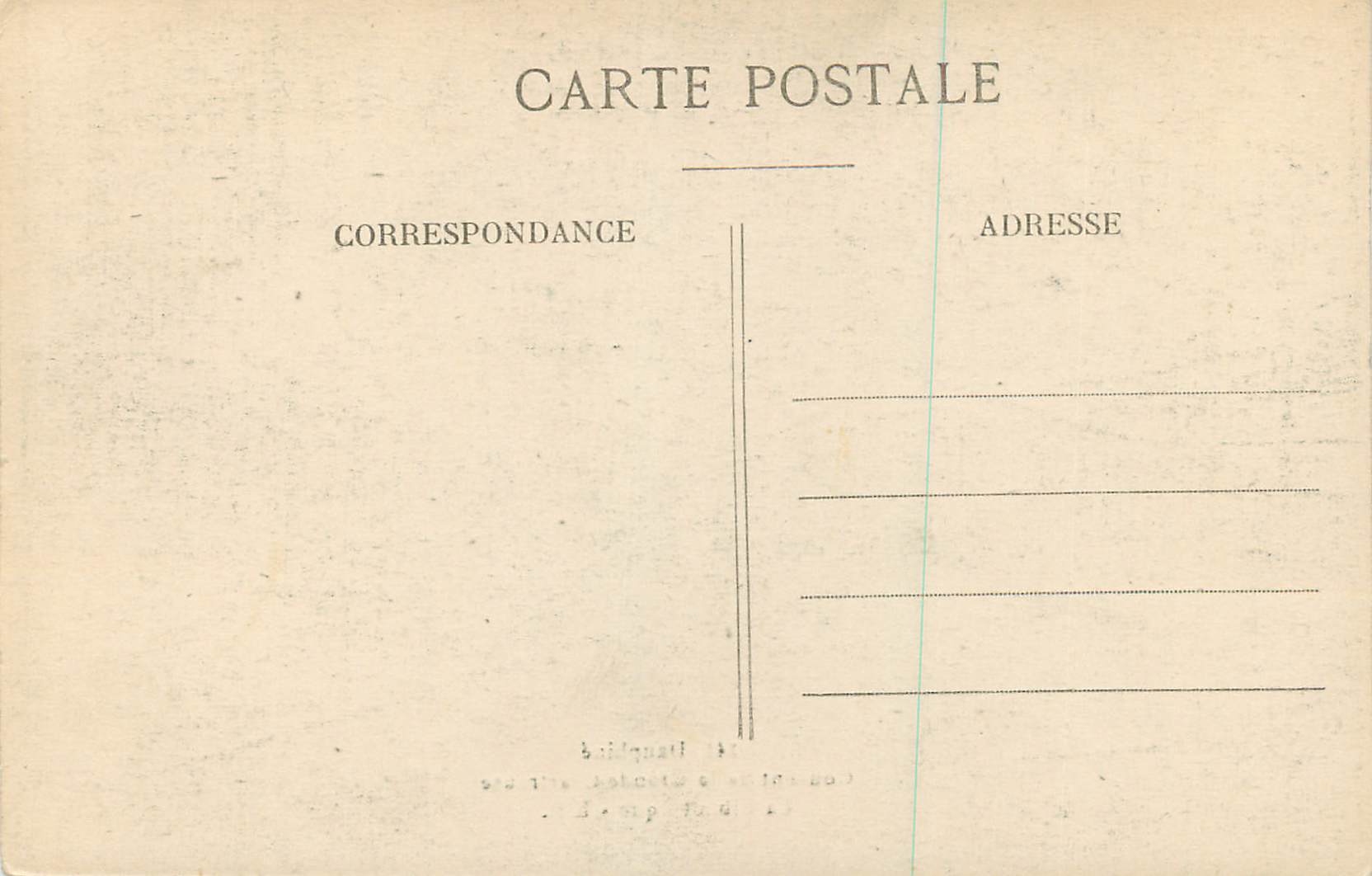 CPA Dauphine Couvent de la Grande Chartreuse la Bibliotheque — Rückseite