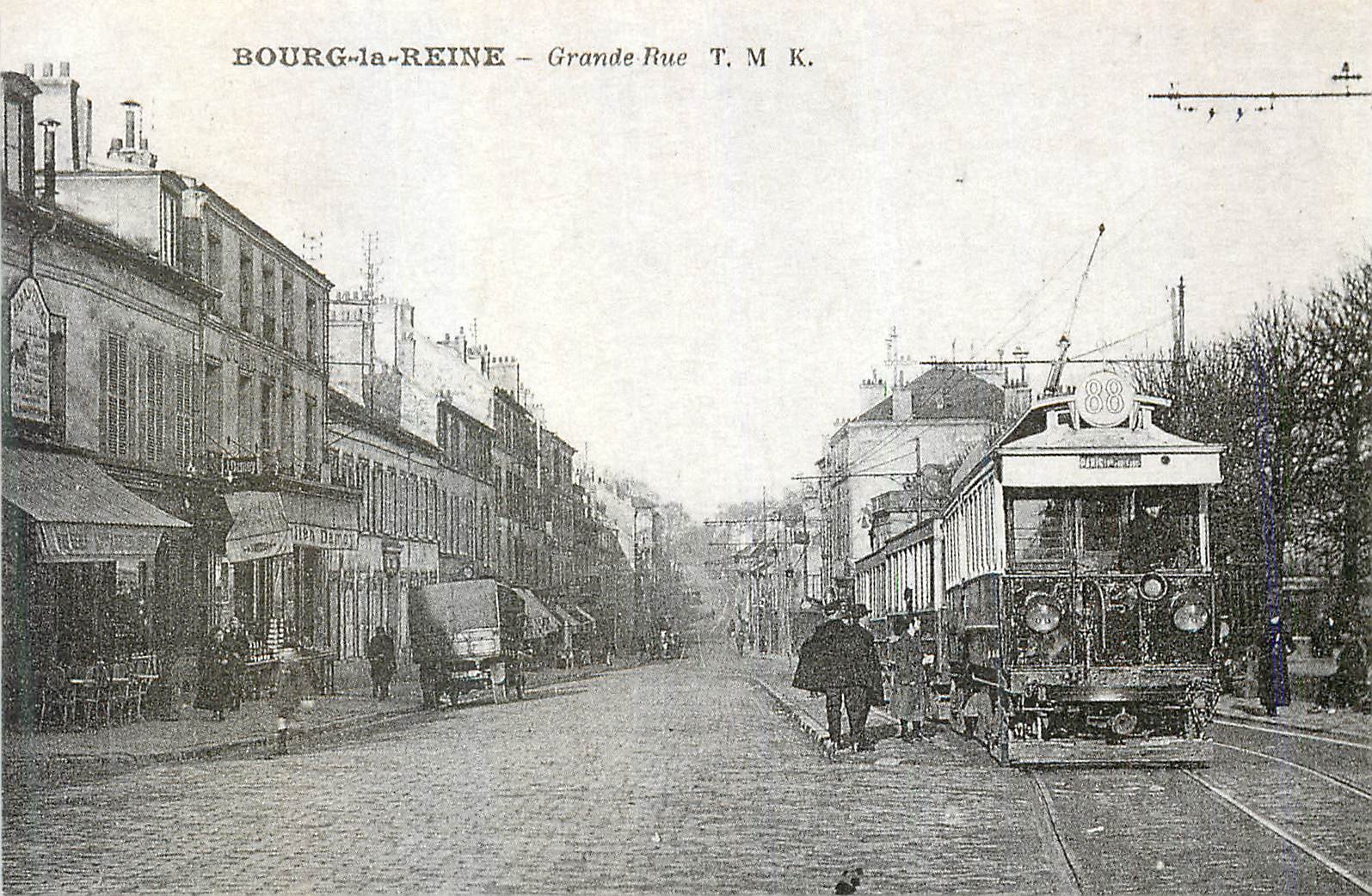 REPRO Bourg la Reine Grande Rue Tramway