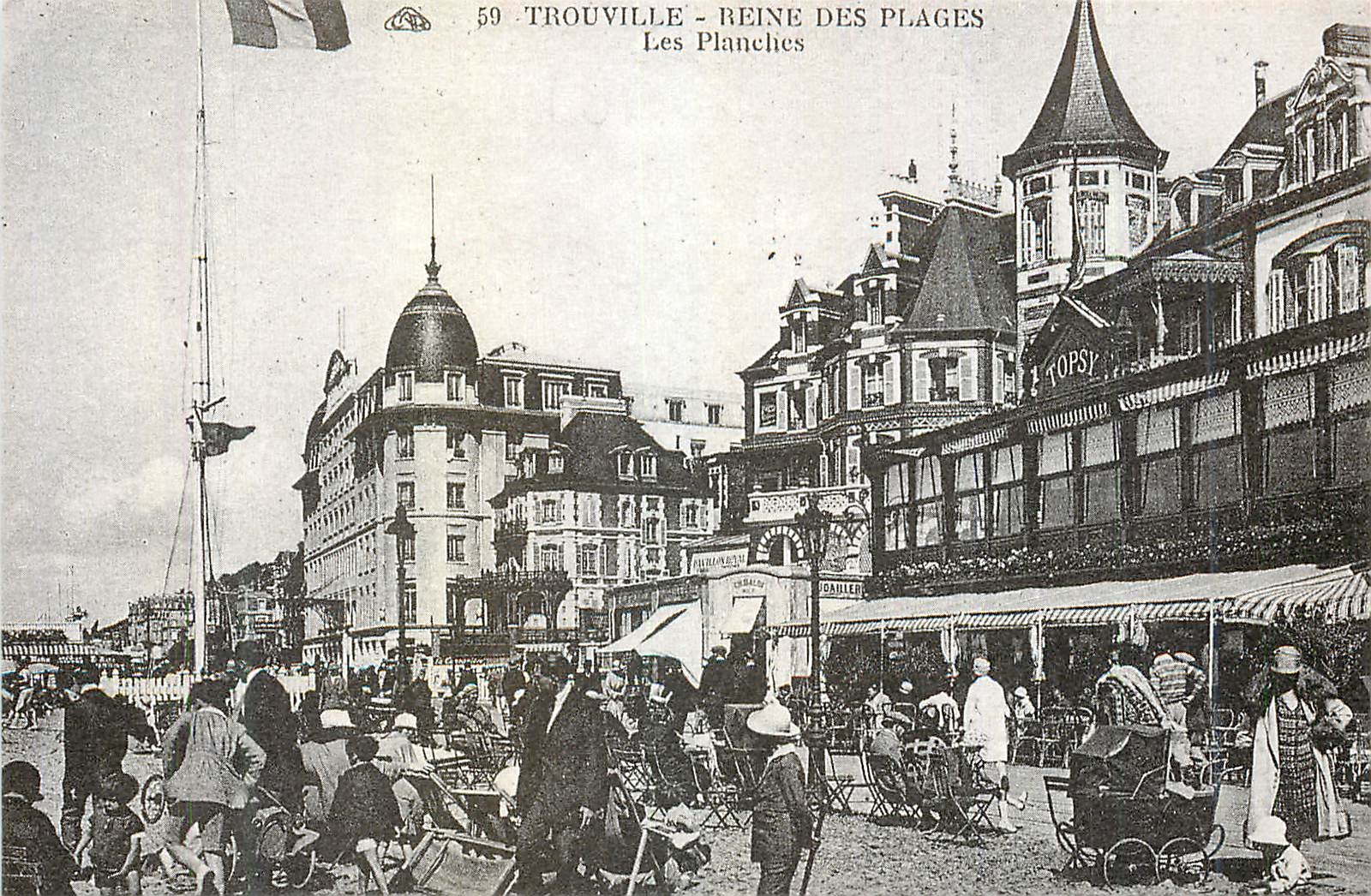 Trouville - Reine des Plages — Les Planches — Éditeur S.A. Genève, n° 59
