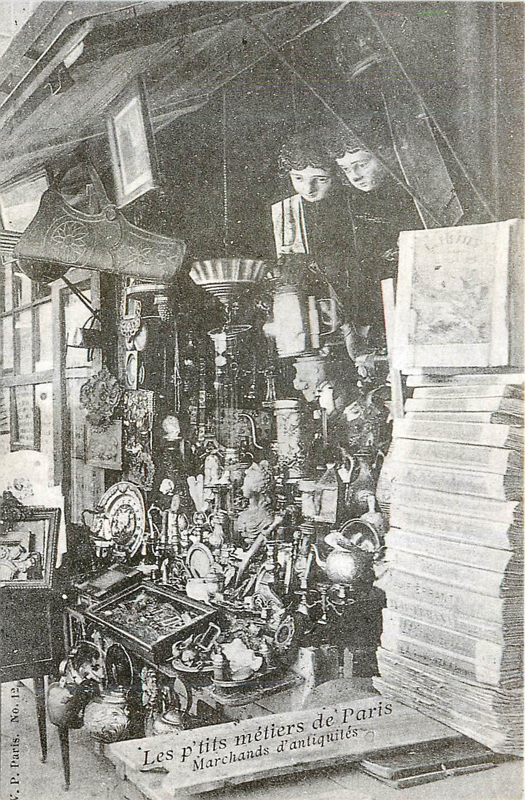 REPRO les Petits Metiers de Paris Marchands d'Antiquites
