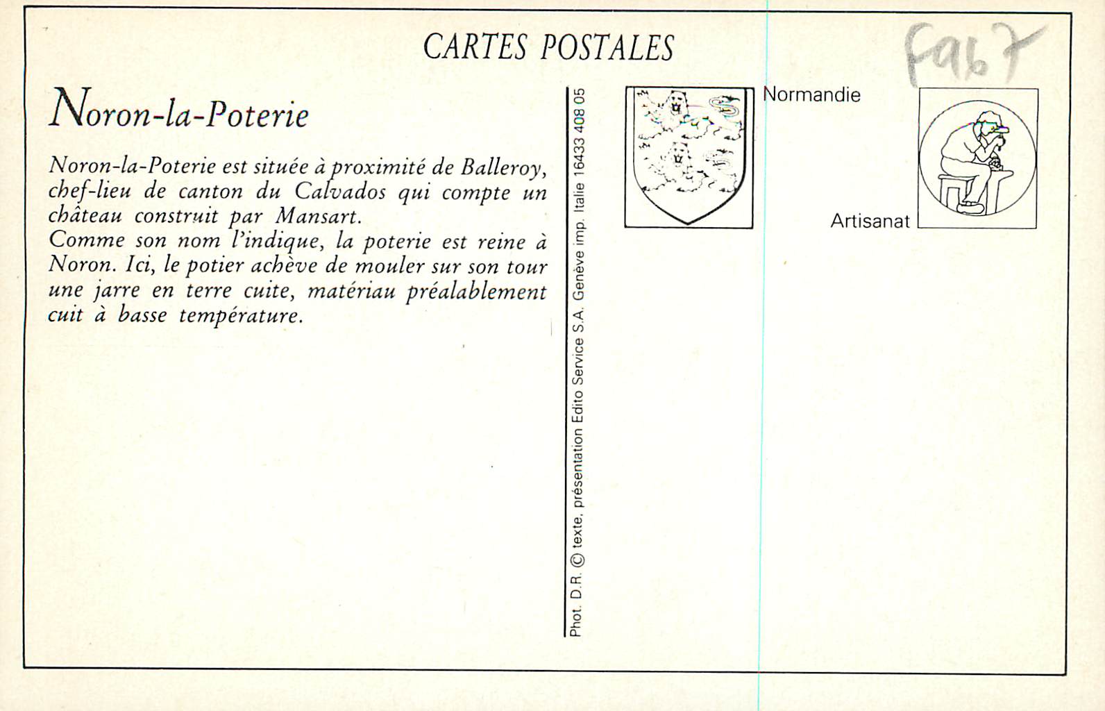Noron-la-Poterie — Potier à son tour — Photo L. Plaisance — Back