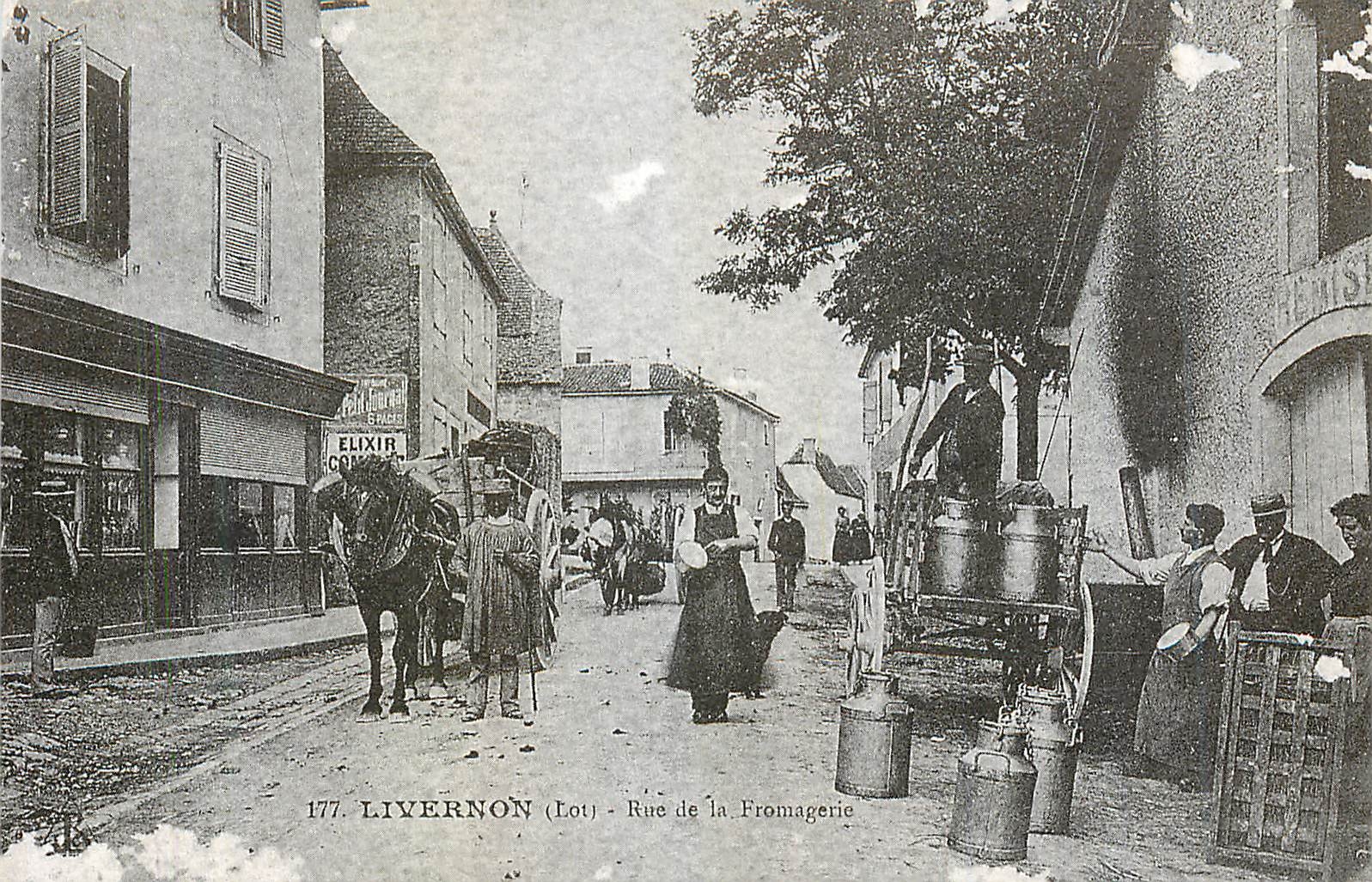 Livernon (Lot) - Rue de la Fromagerie — Elixir Compagnie, éditeur n°177
