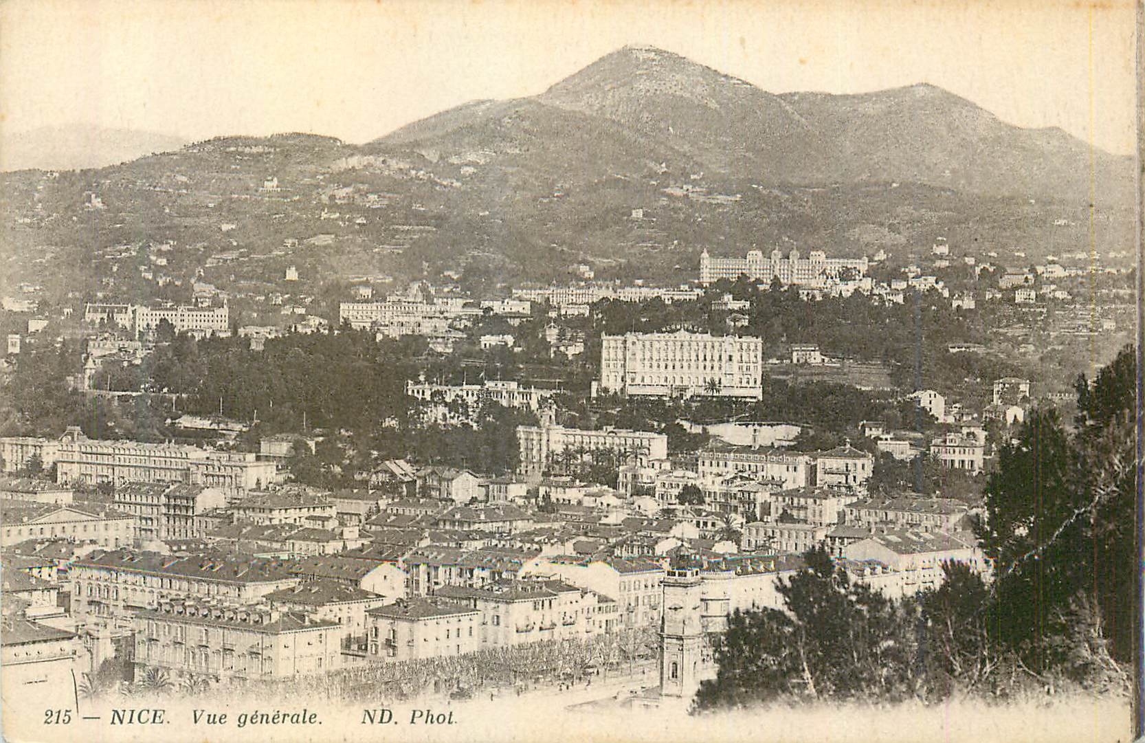 CPA Nice Vue Generale