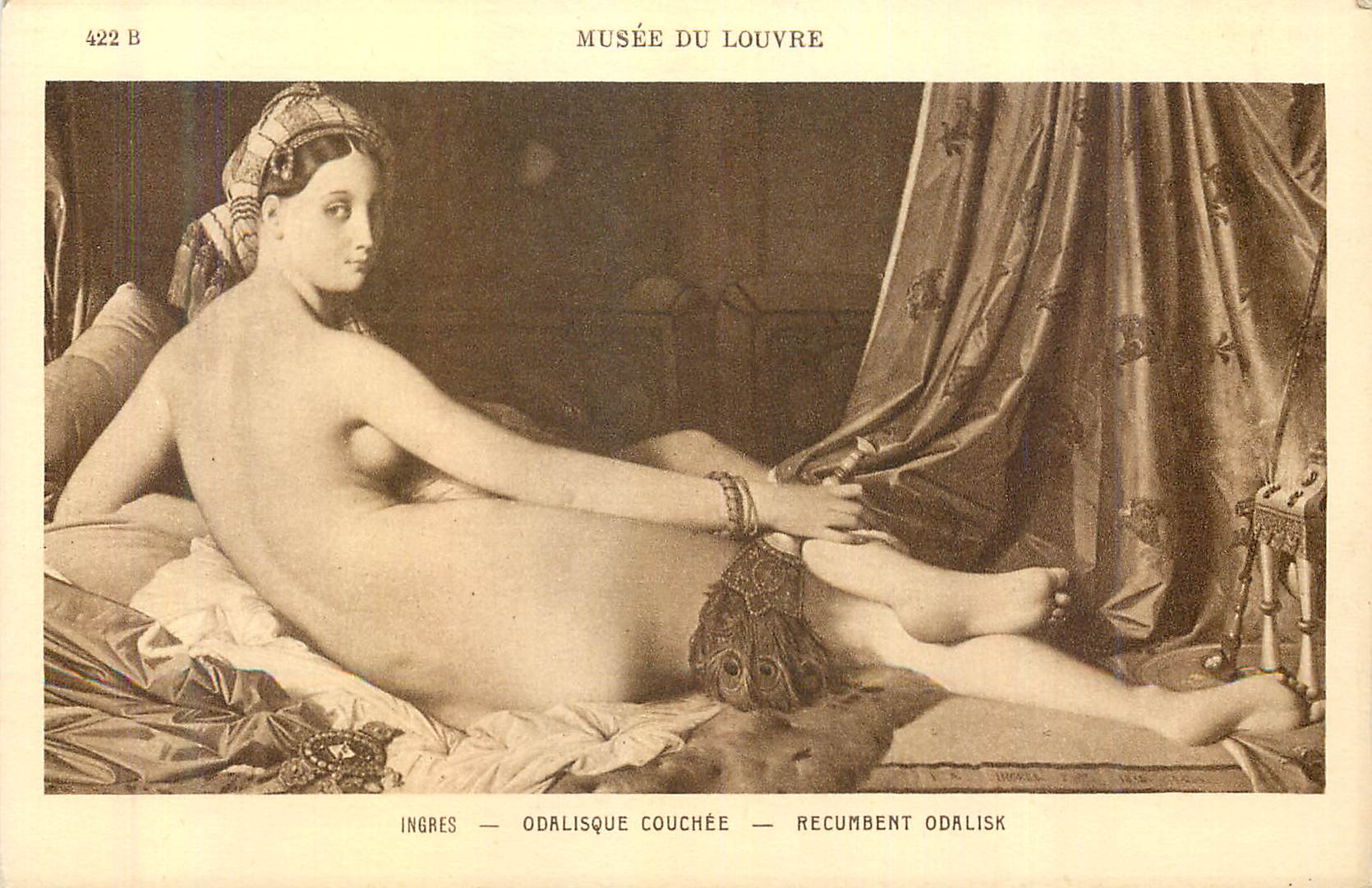 CPA Musee du Louvre Odalisque Couchee