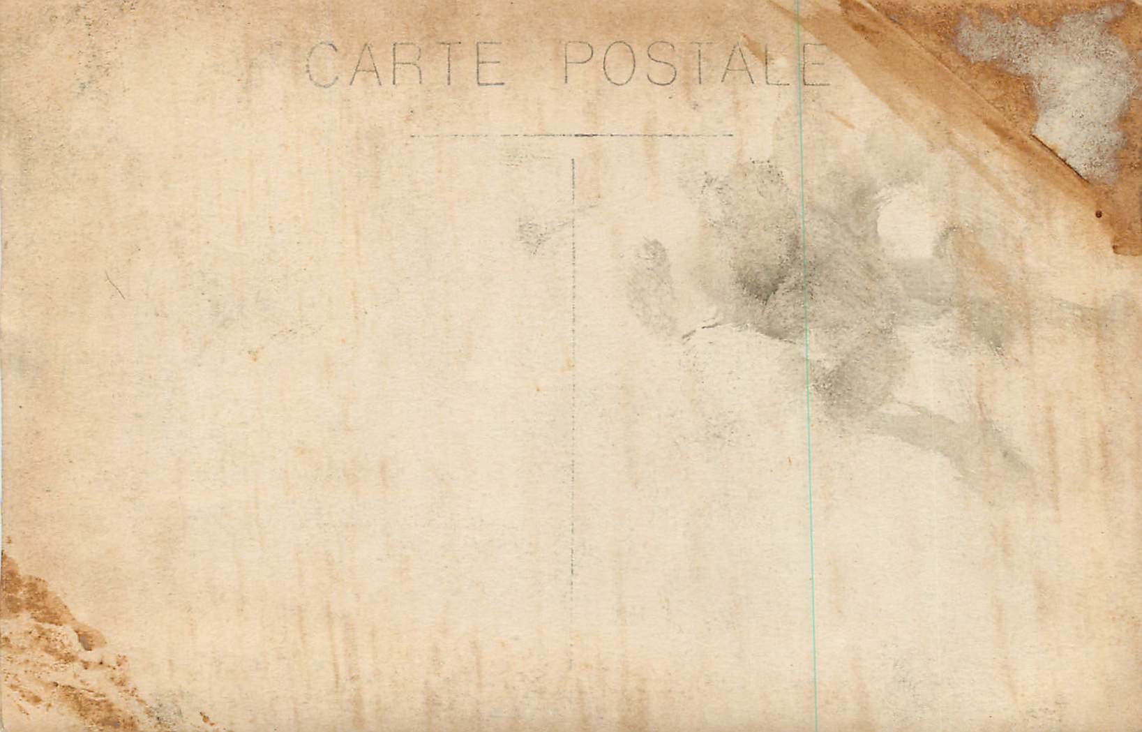 CARTE PHOTO Enfant Landeau — Rückseite