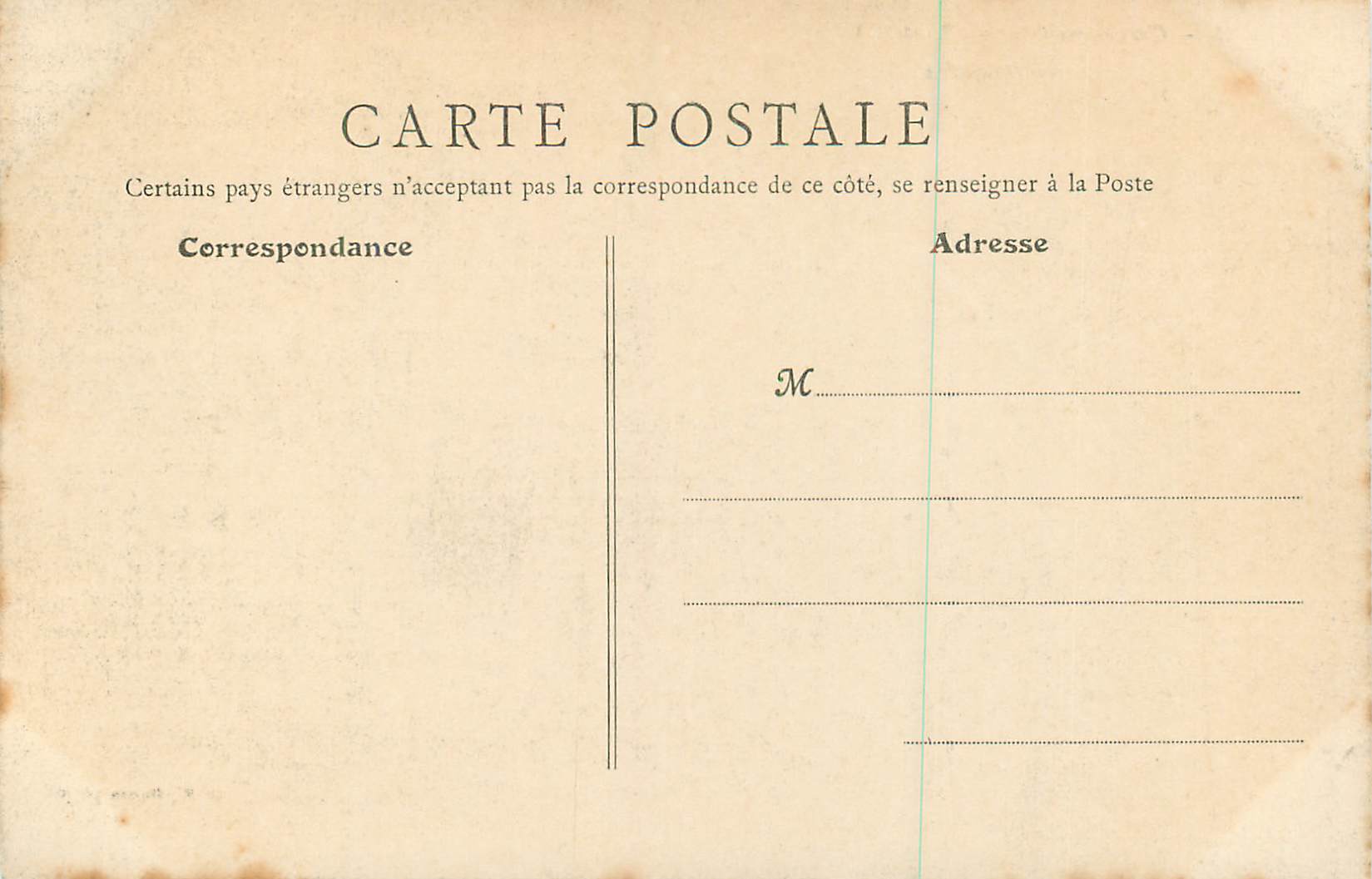 CPA Coulommiers (S et M) Pont des Romains — Rückseite