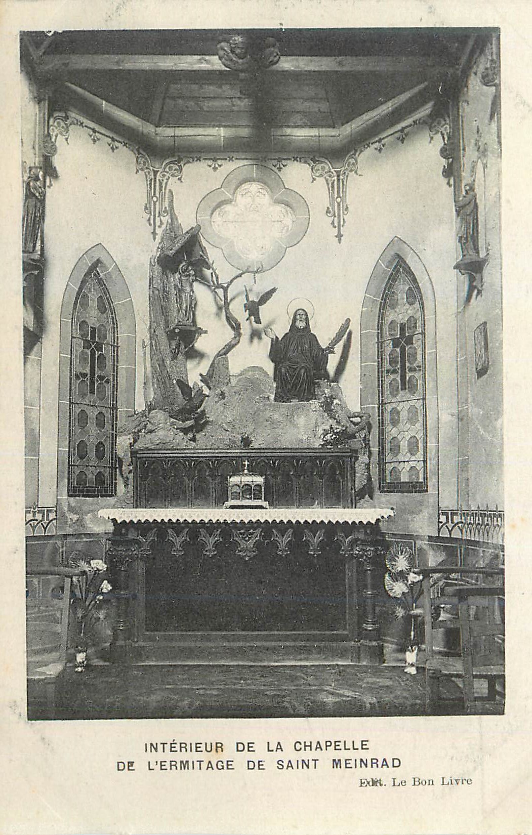 CPA Interieur de la Chapelle de l'Ermitage de Saint Meinrad