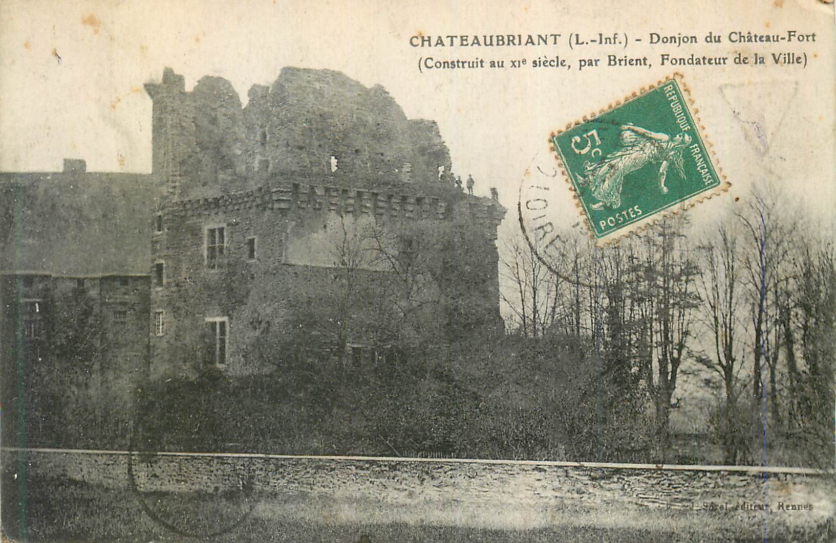 CPA Chateaubriant (L Inf) Donjon du Chateau Fort