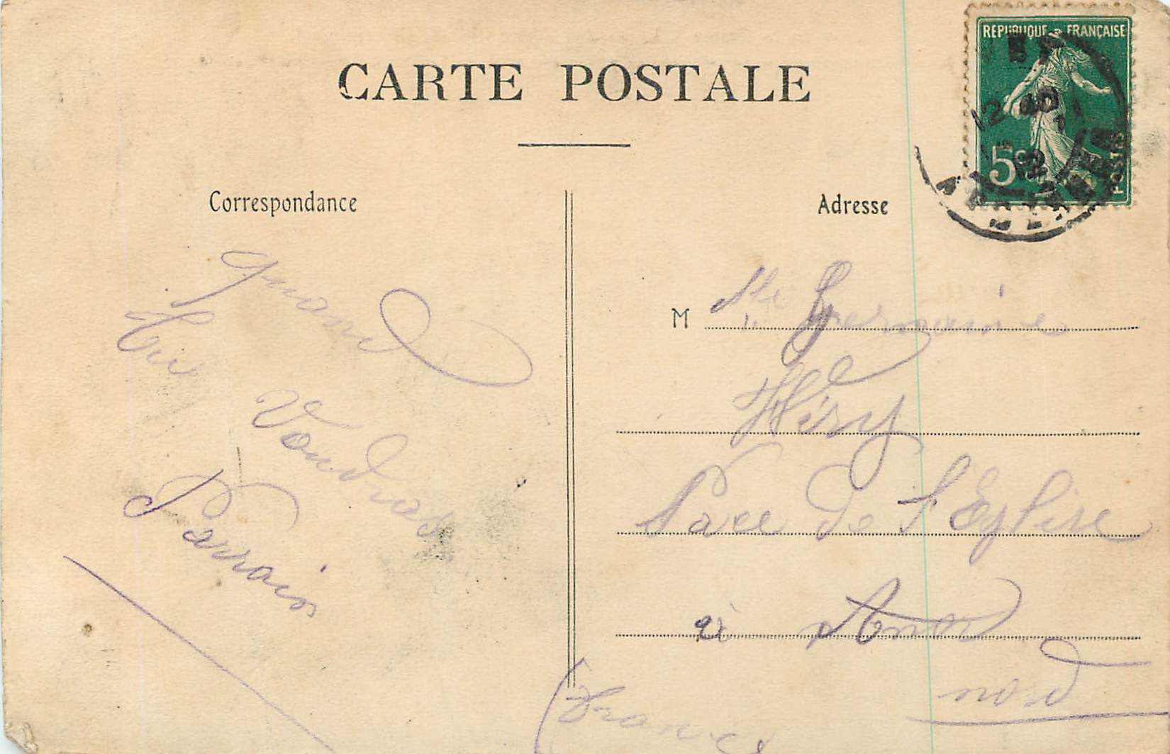 CPA Vallee de la Meuse Le Grand et le Petit Givet Vue Generale — Back