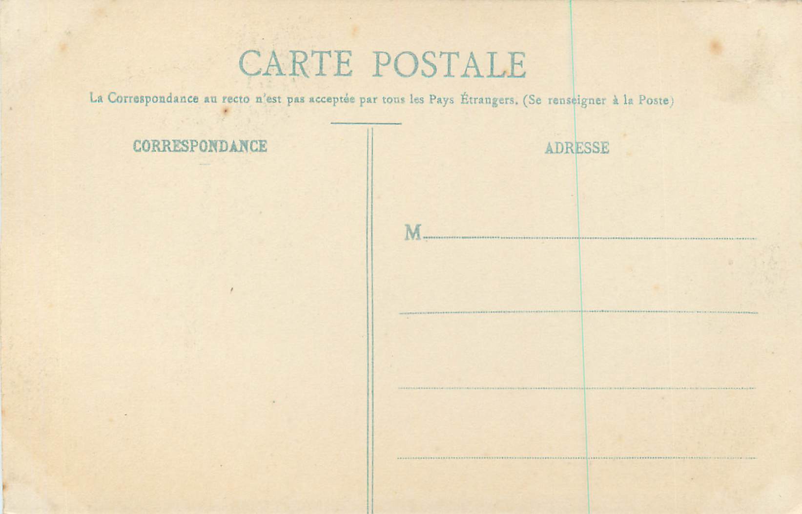 CPA Lisieux La Rue de la Paix — Rückseite