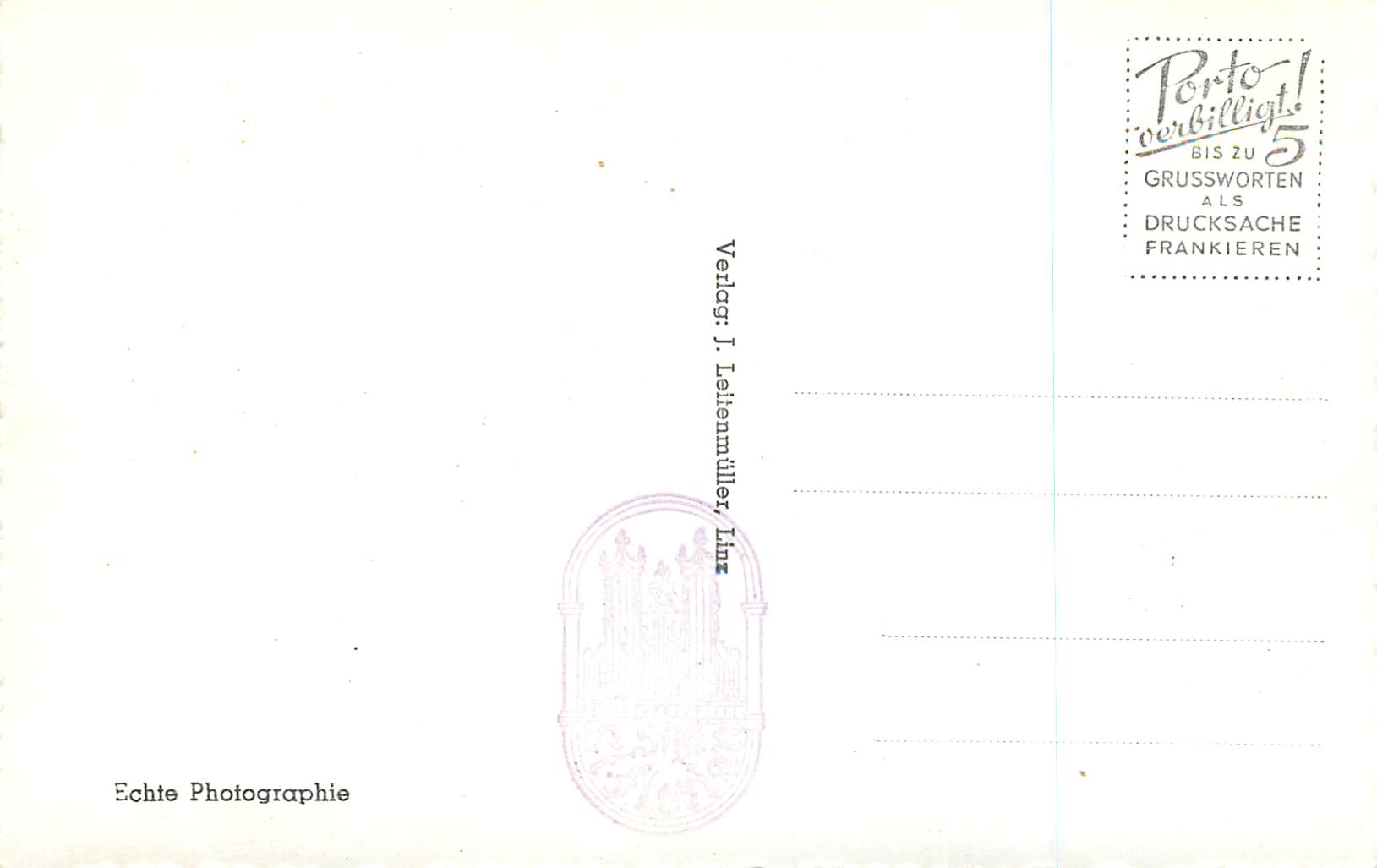 CPM Stift St Florian Audienzsaal — Rückseite