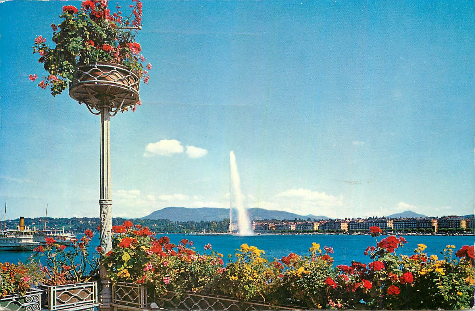 CPM Geneve La Rade et le Jet d'Eau