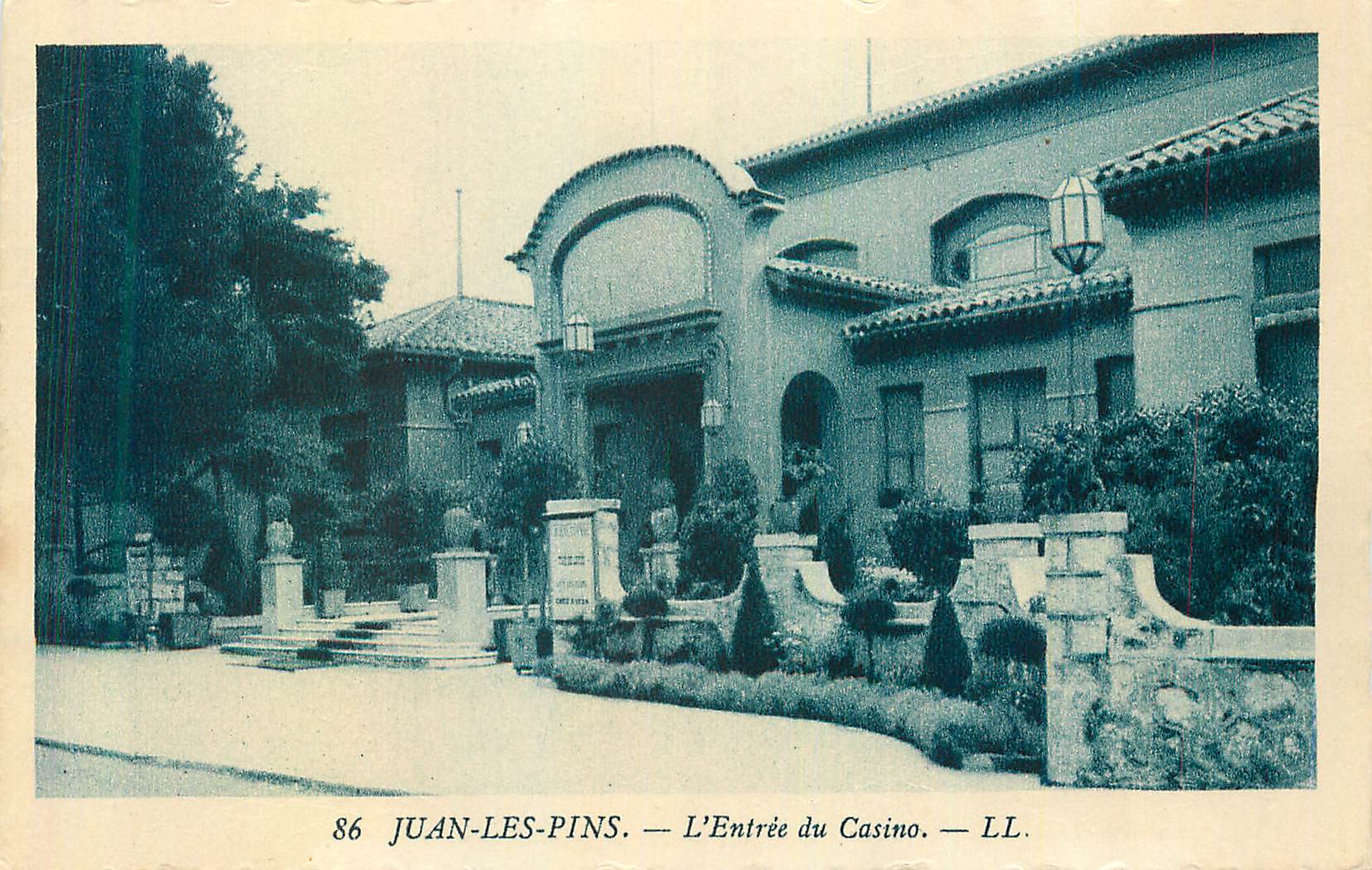 CPA Juan les Pins L'Entree du Casino