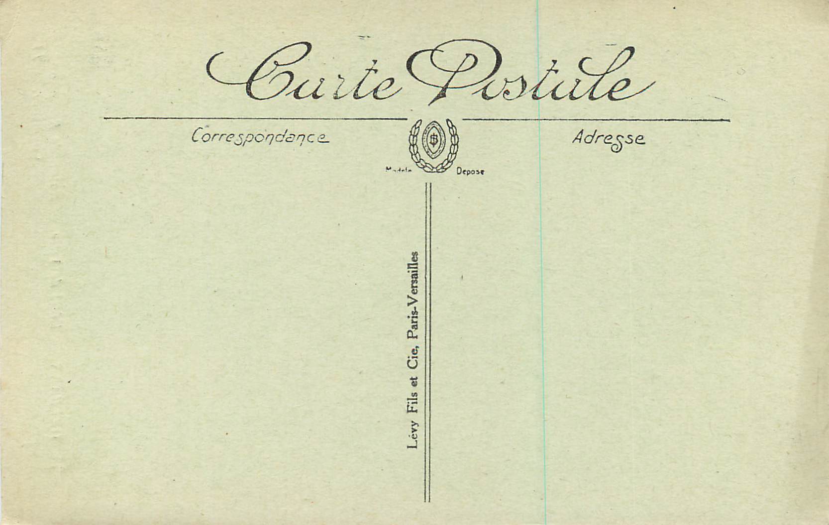 CPA Orleans Hotel de Ville Salon de Reception Cheminee — Verso