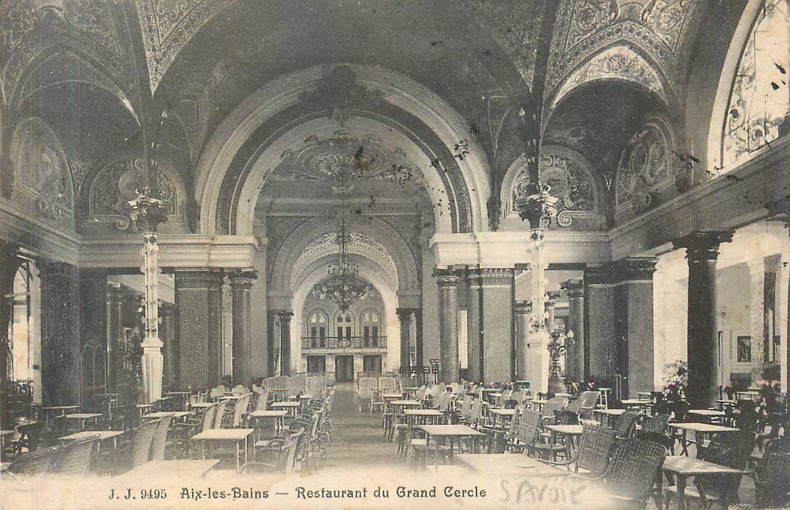 CPA Aix les Bains Restaurant du Grand Cercle
