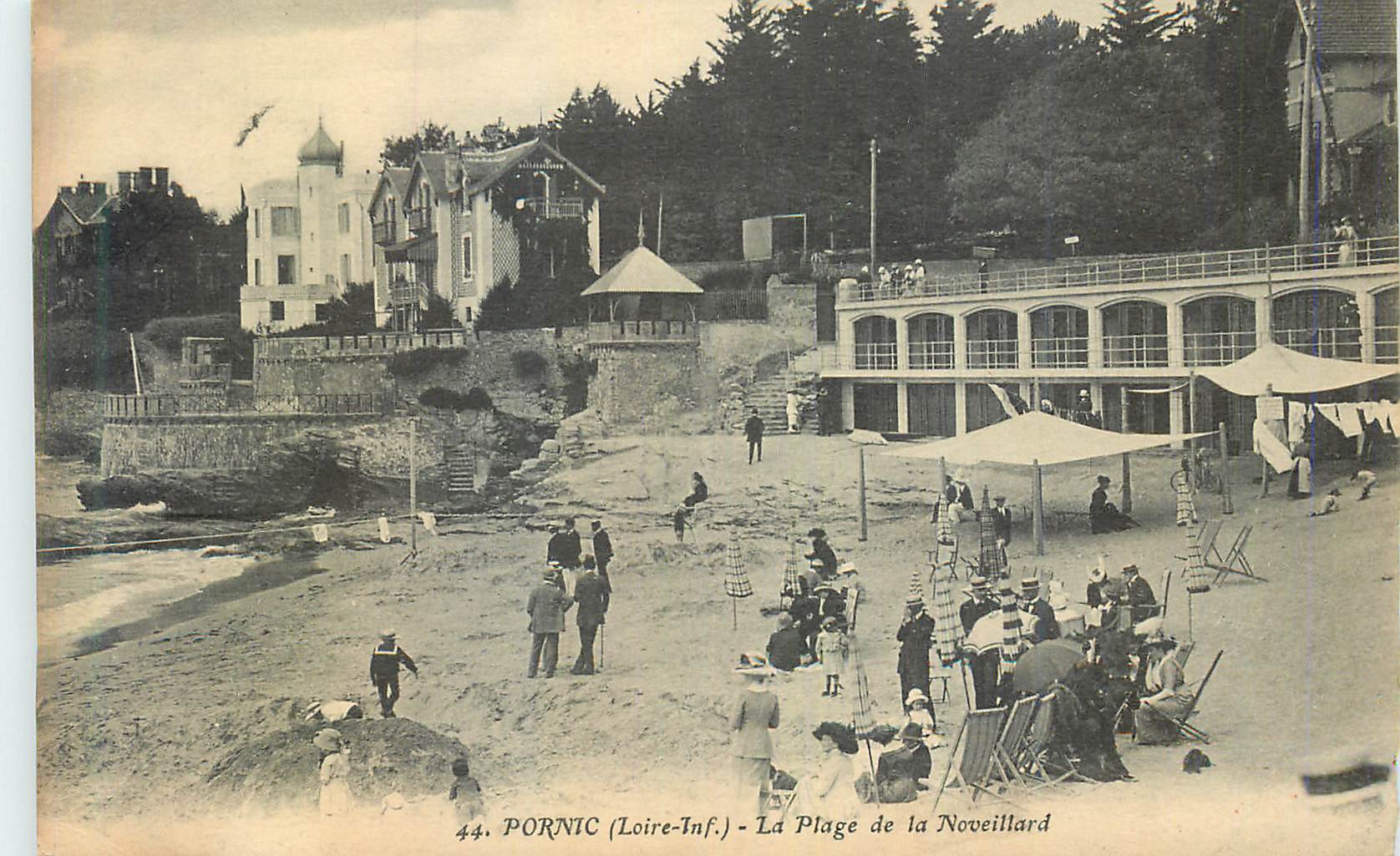 CPA Pornic (Loire Inf) la PLage de la Noveillard