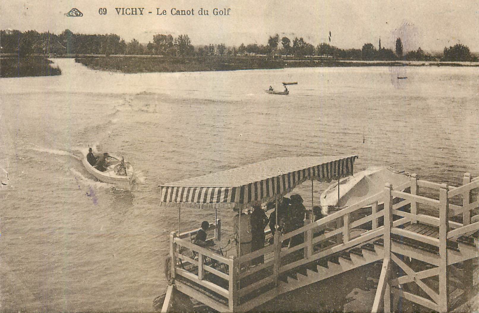 CPA Vichy le Canot du Golf