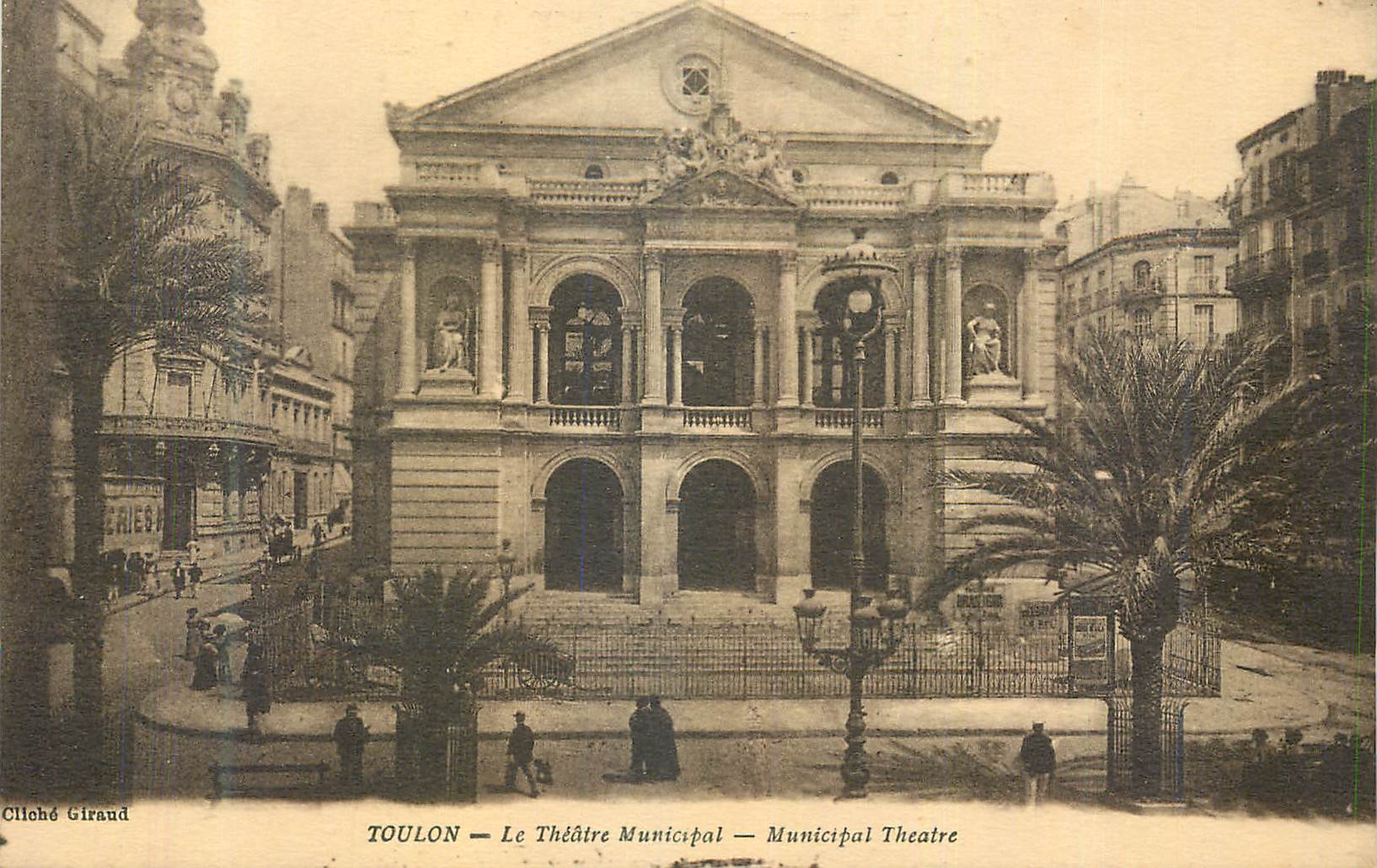 CPA Toulon le Theatre Municipal