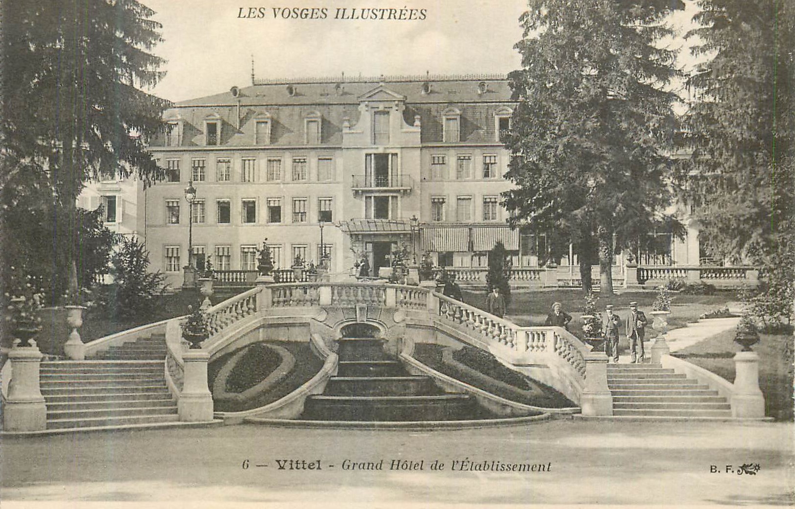 CPA Vittel Grand Hotel de l'Etablissement les Vosges Illustrees