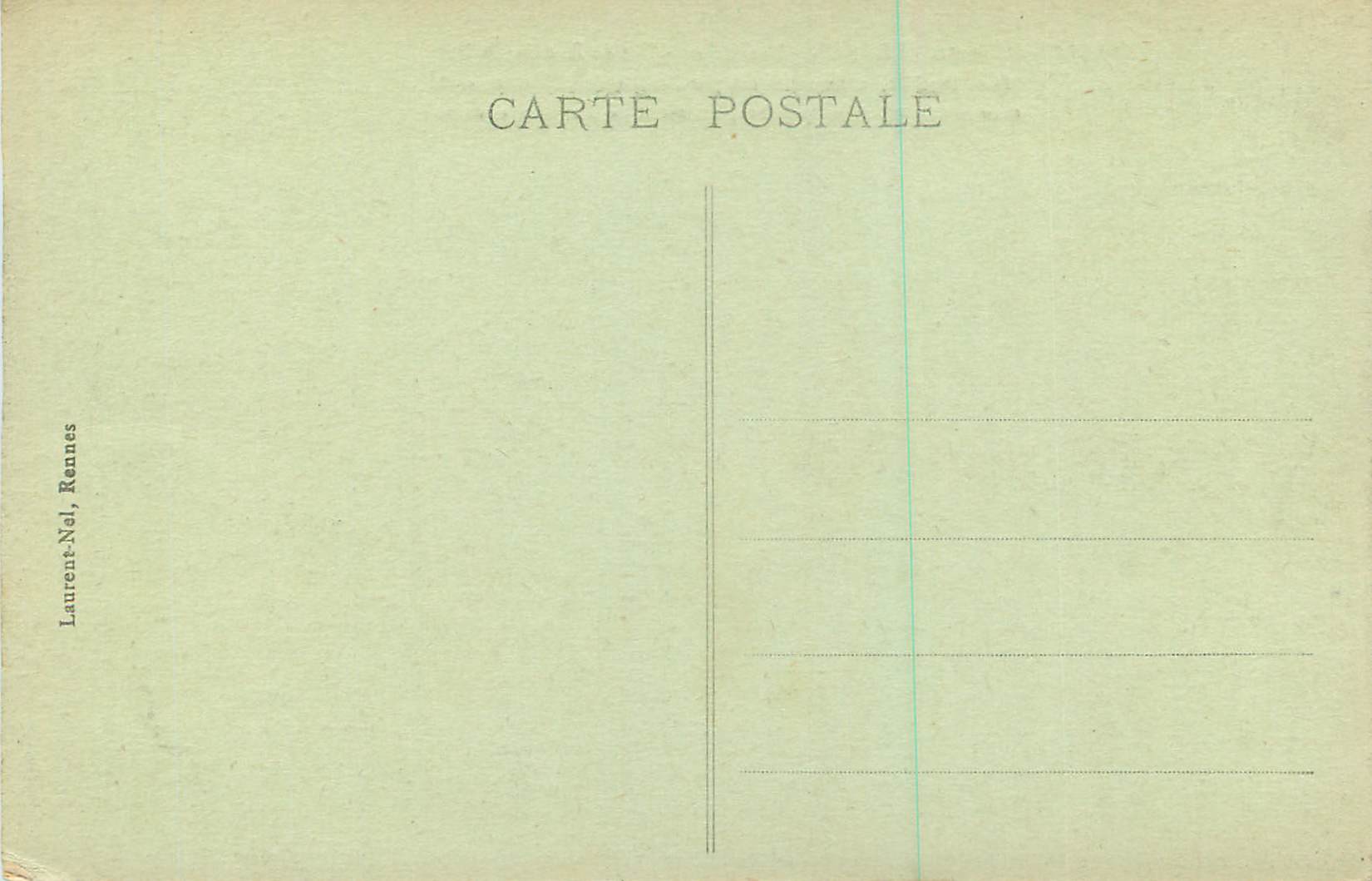 CPA Rennes le Thabor Entree Rue de Paris — Rückseite
