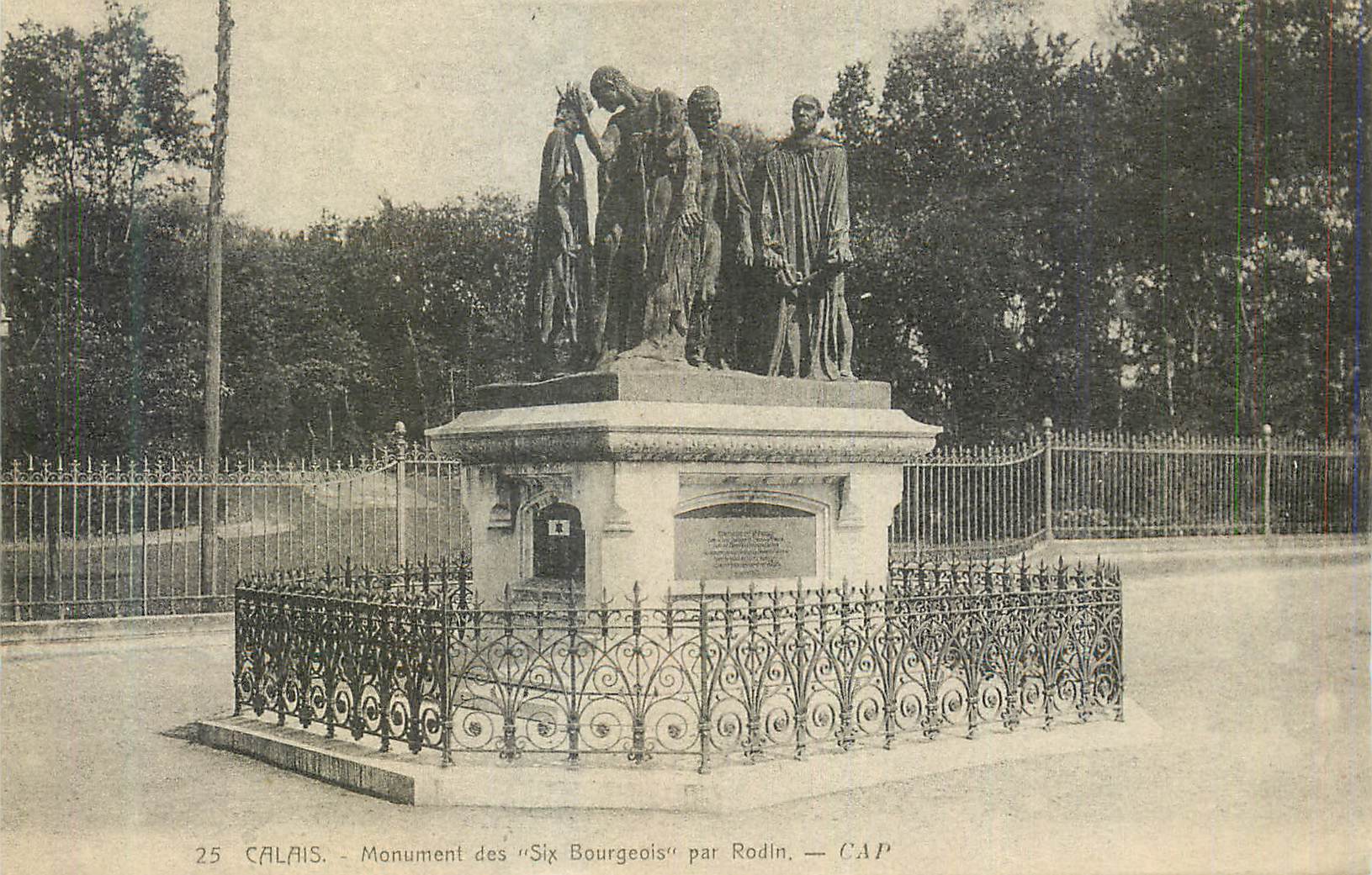 Calais - Monument des « Six Bourgeois » par Rodin — CAP