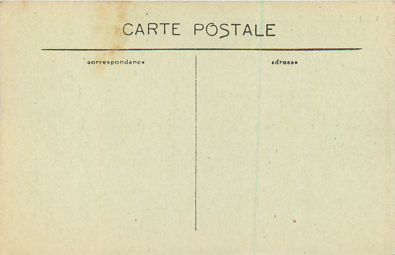 CPA Paris l'Eglise Ste Madeleine — Verso
