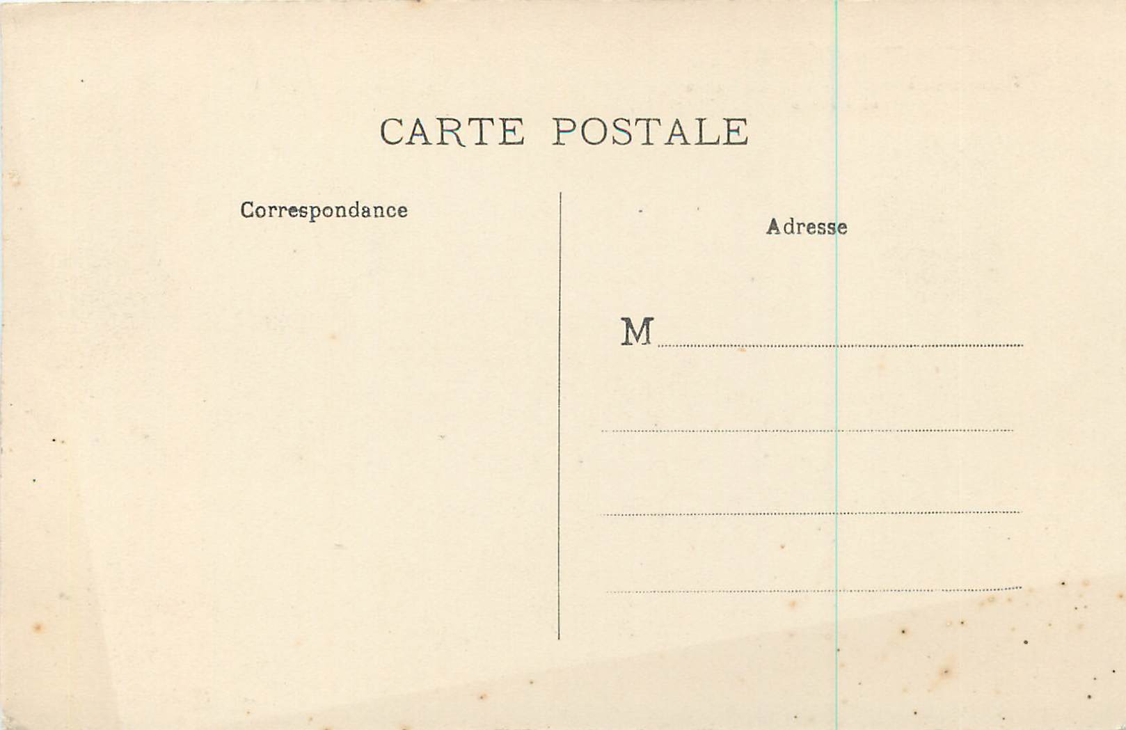 Mehun-sur-Yèvre — Château de Charles VII, vu des bords de l'Yèvre — E. Lefebvre, n° 14 — Verso