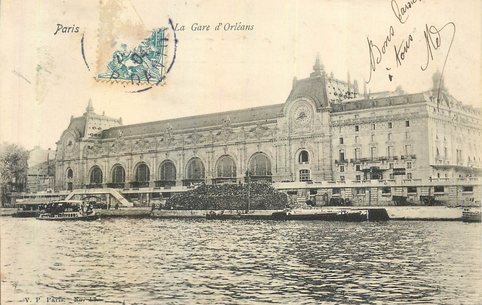 CPA la Gare d'Orleans Paris