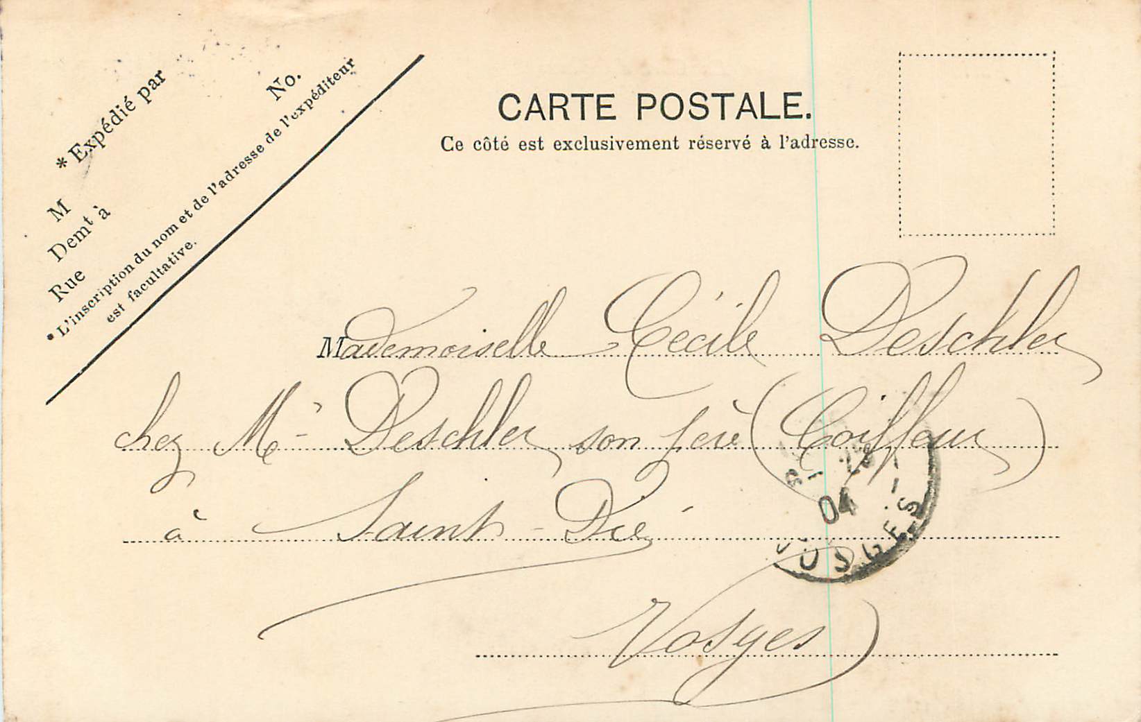 CPA la Gare d'Orleans Paris — Rückseite