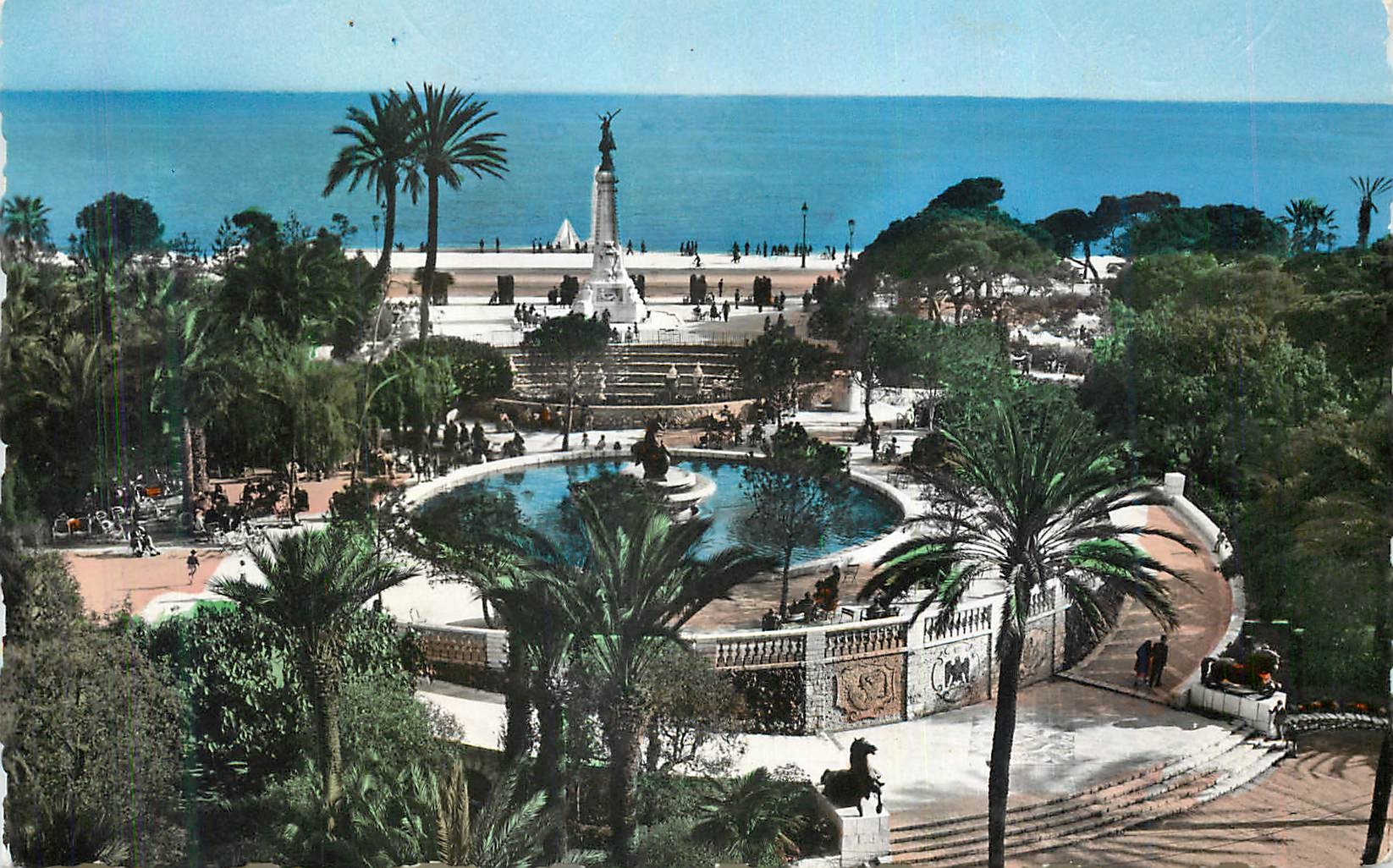 CPM Le Theatre de Verdure Jardin Albert 1er Nice