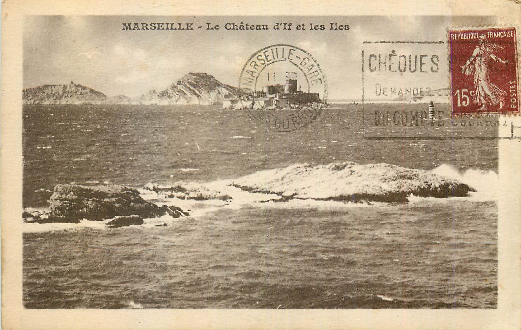 CPA Marseille Chateau d'If et les Iles