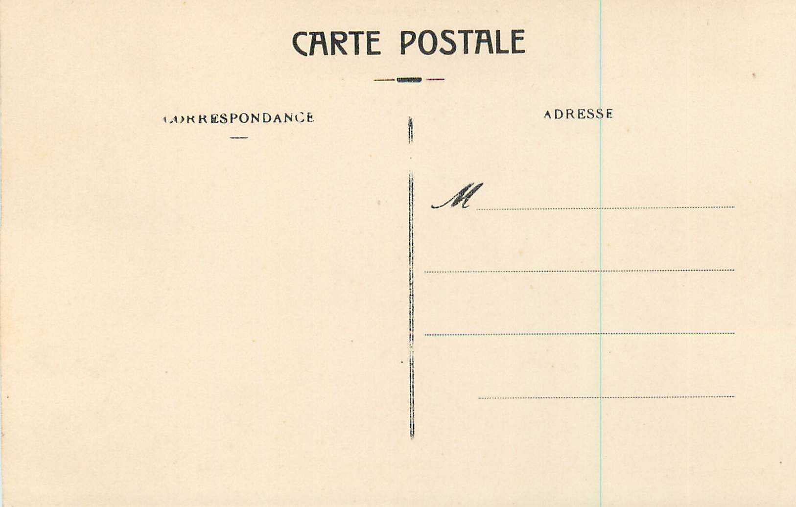 CPA Nice Vue Generale — Verso