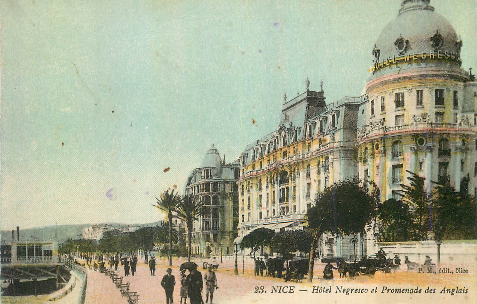 CPA Nice Hotel Negresco et Promenade des Anglais