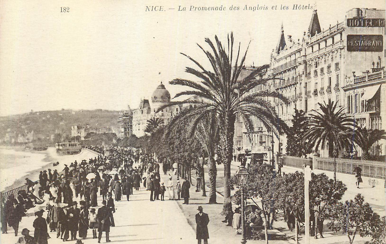 CPA Nice Promenade des Anglais et les Hotels