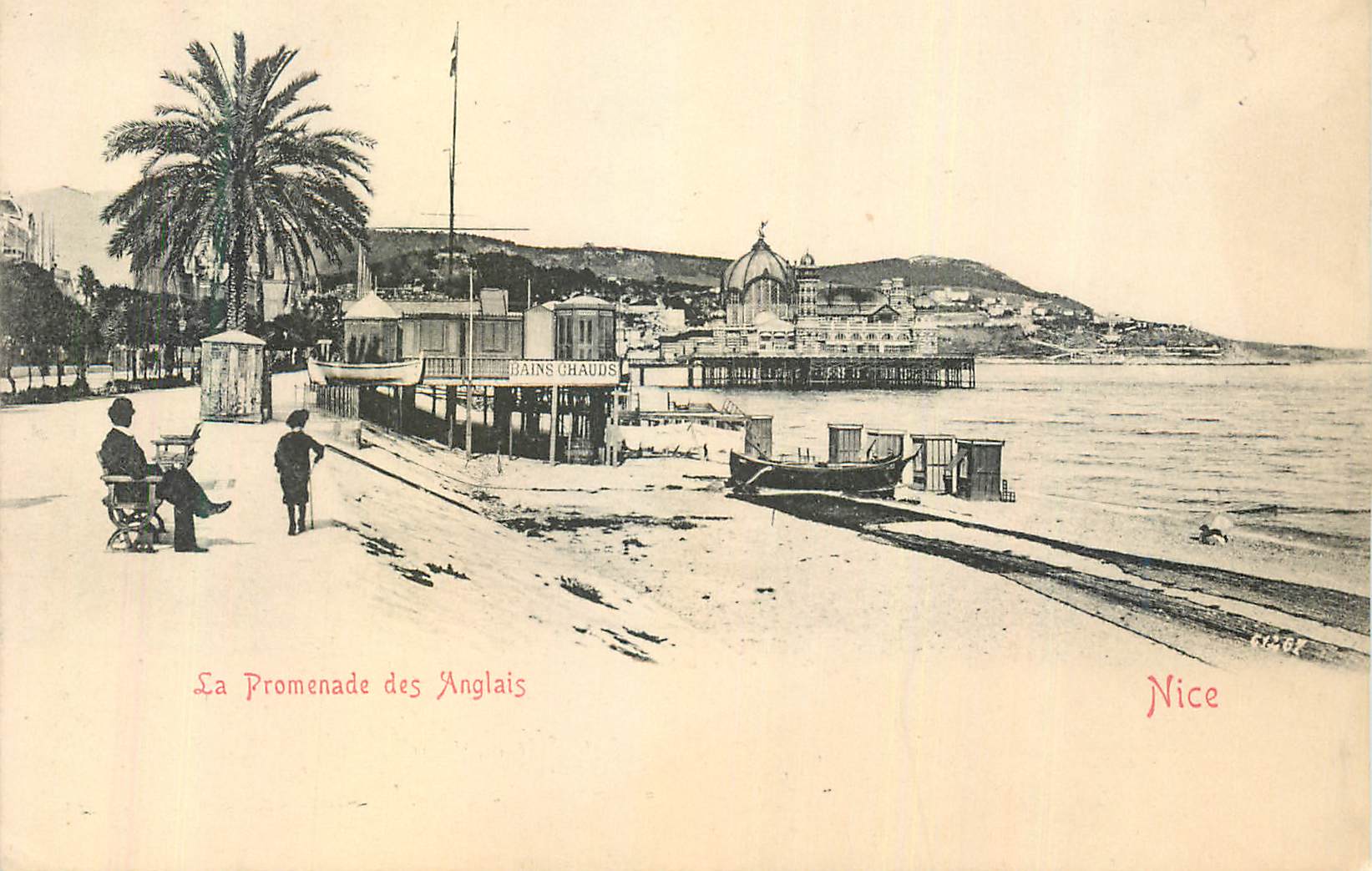 CPA Nice Promenade des Anglais (carte 1900)