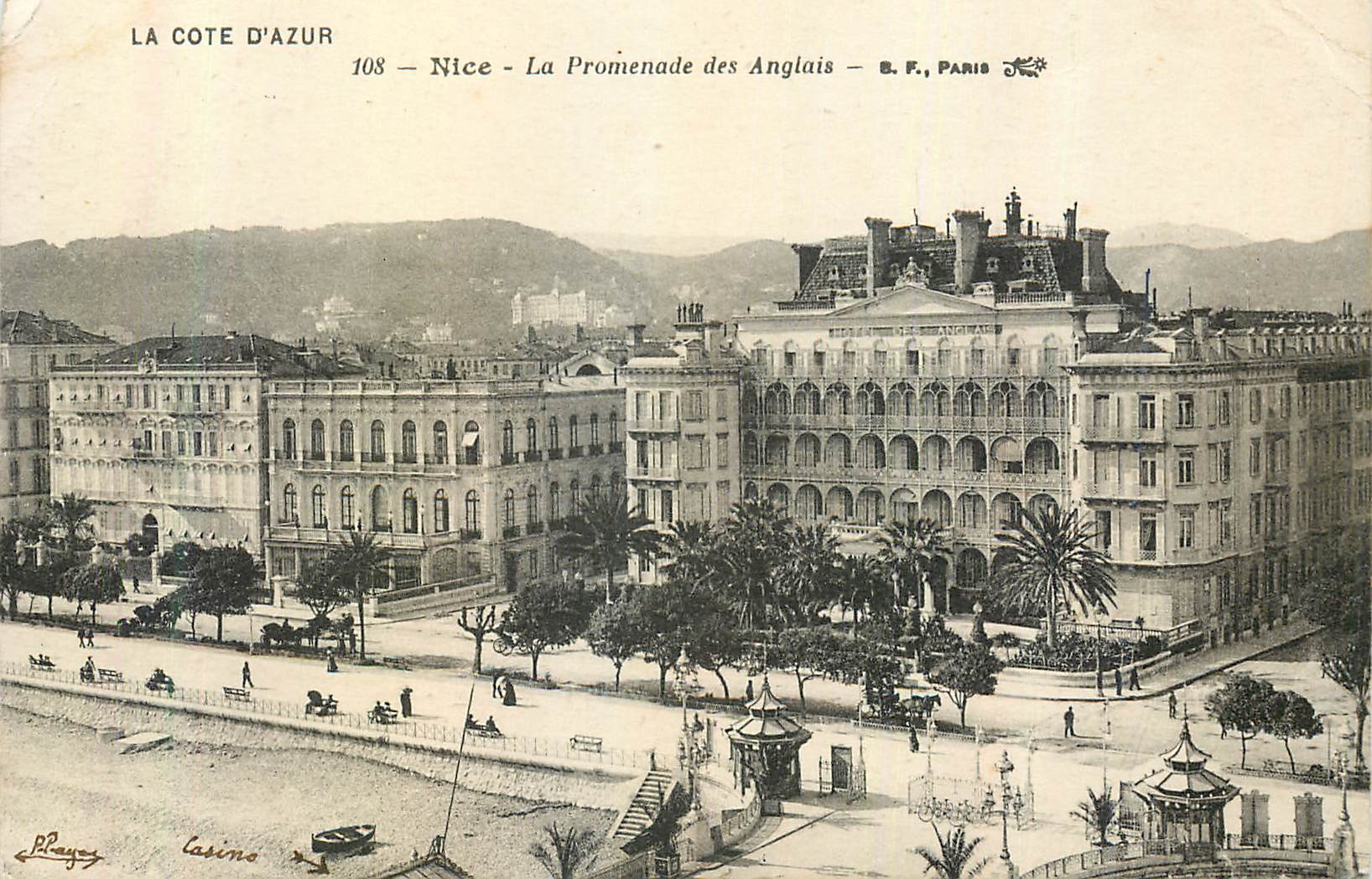 CPA Nice La Cote d'Azur La Promenade des Anglais